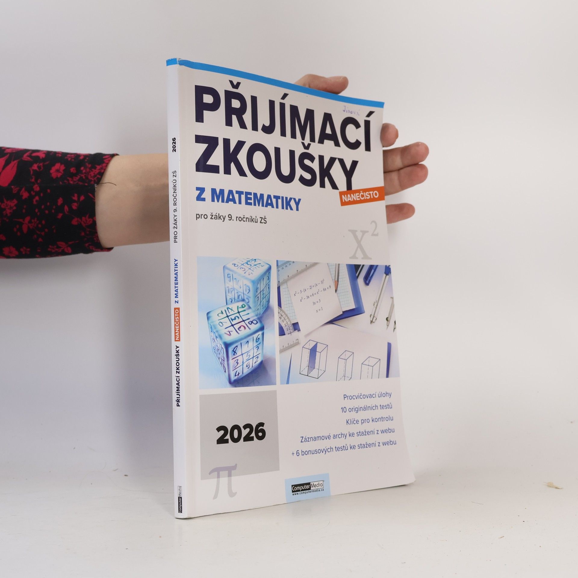 Various authors Přijímací zkoušky nanečisto z matematiky 2026