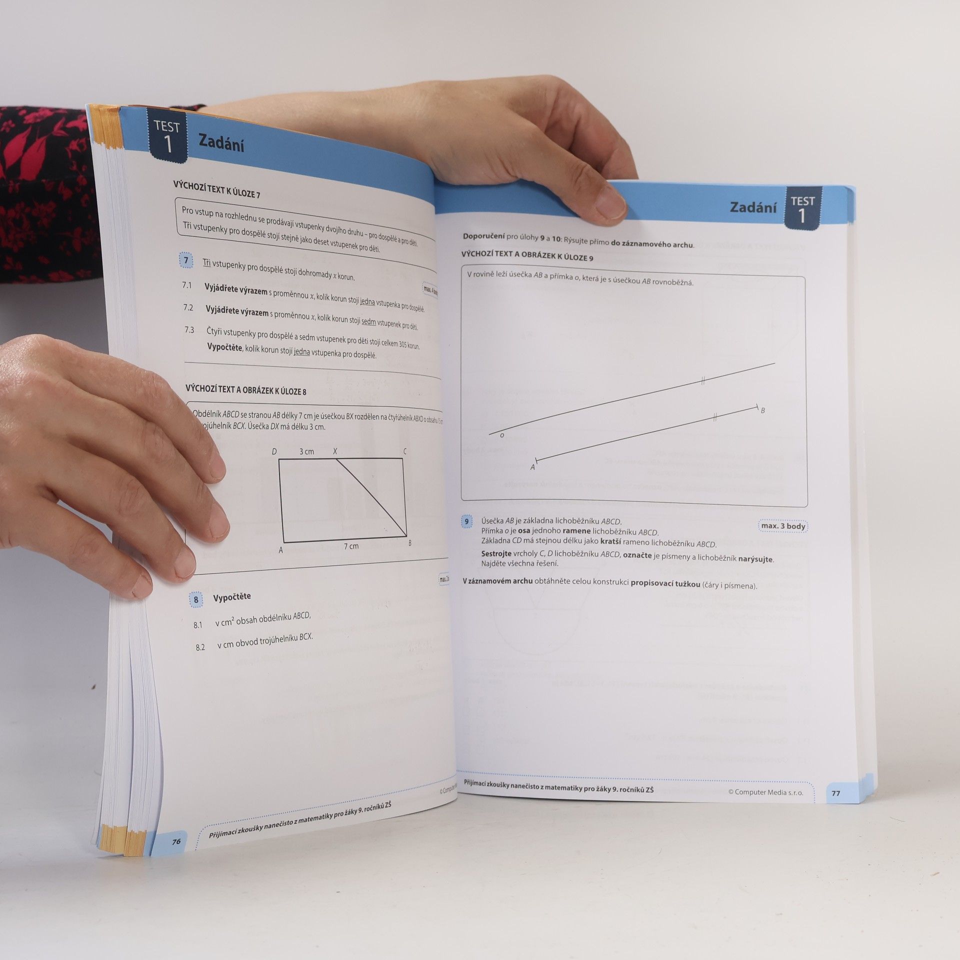 Kolektiv autorů Přijímací zkoušky nanečisto z matematiky 2026