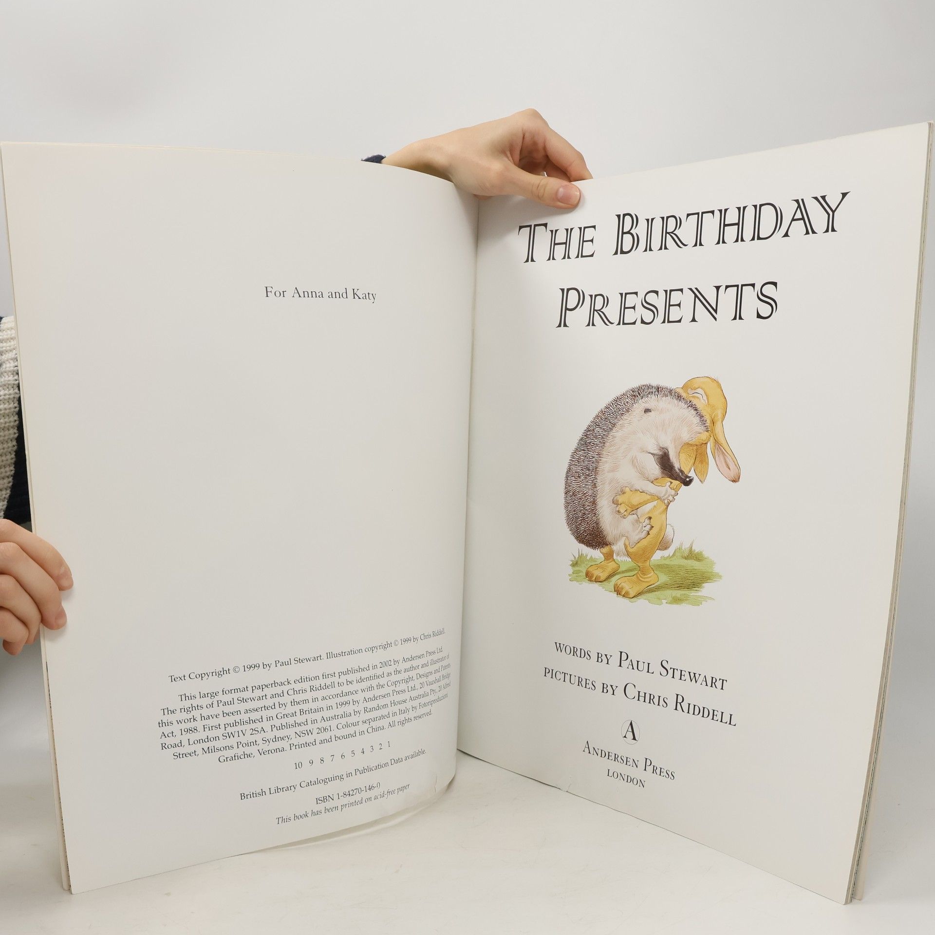 Paul Stewart The Birthday Presents - First Edition - Giant Folio Format