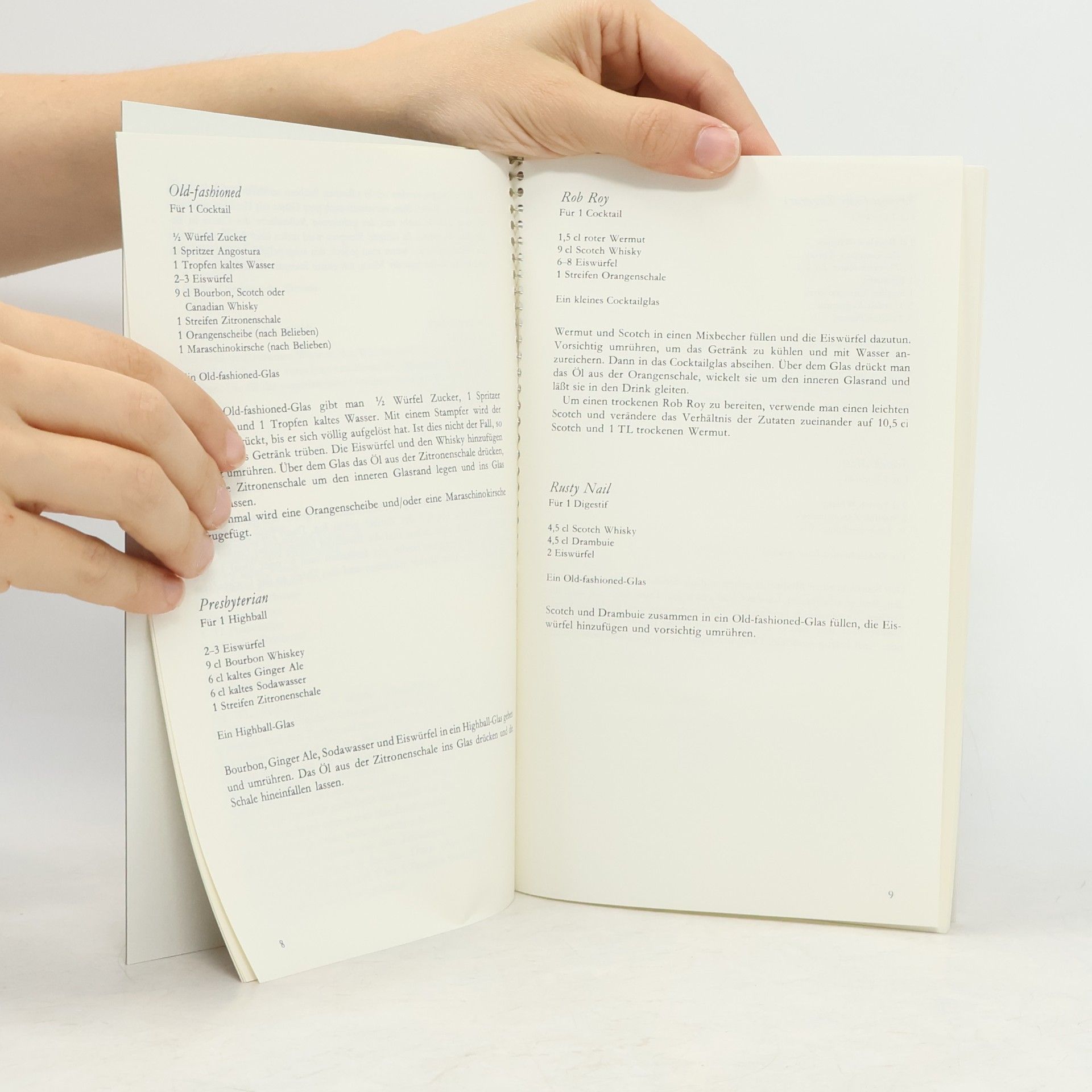 Various authors Rezepte. Weine und Spirituosen