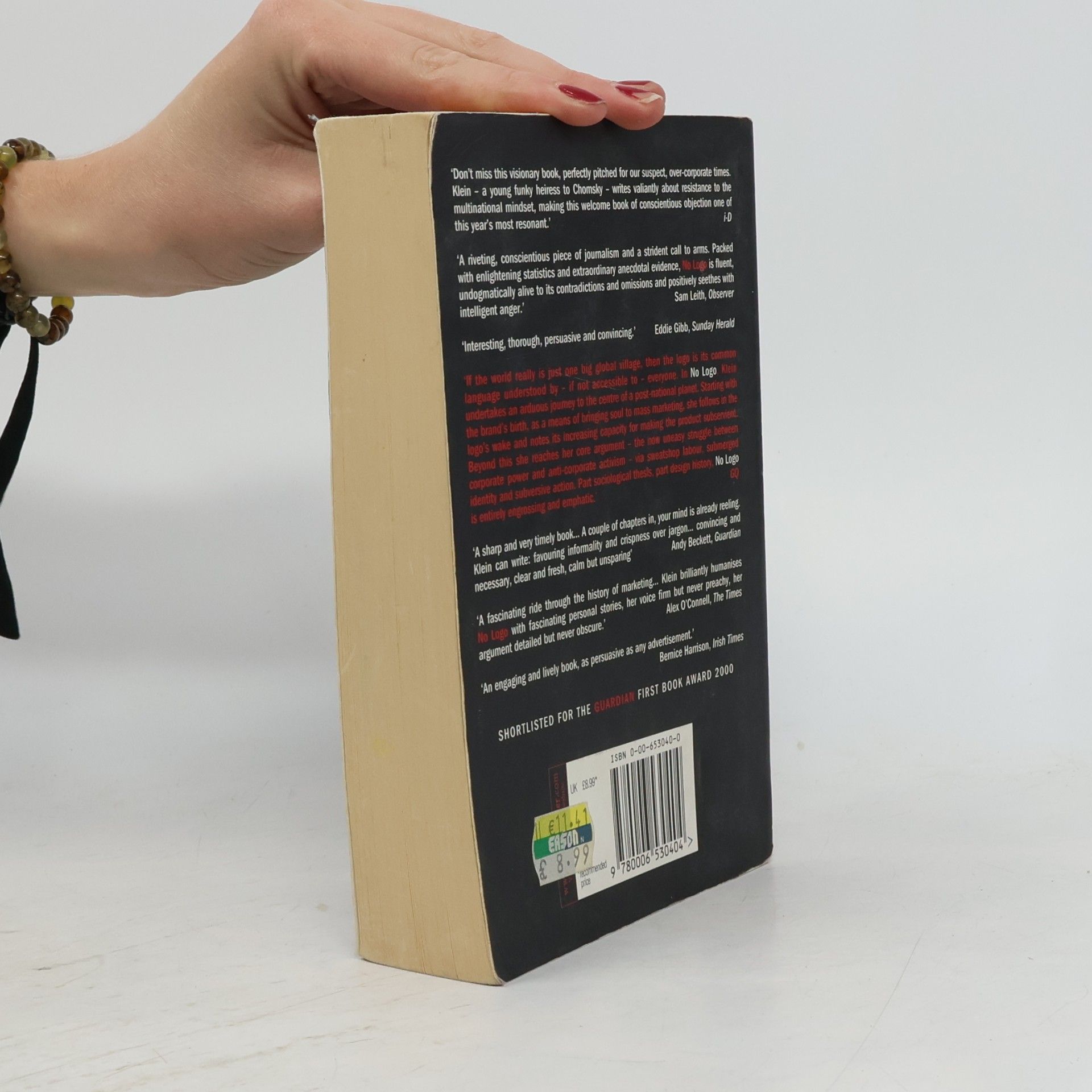 Naomi Klein No logo: No space, no choice, no jobs