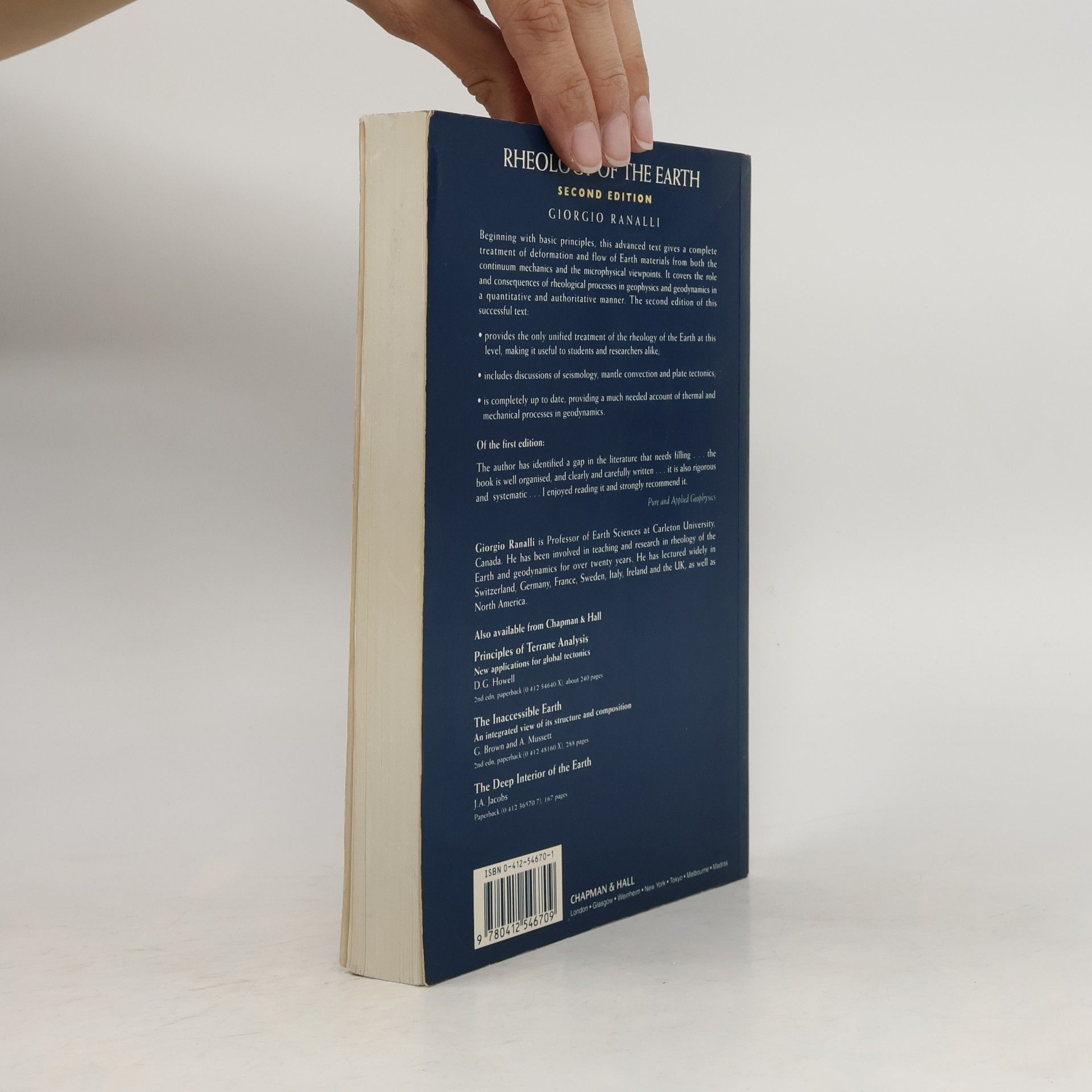 Giorgio Ranalli Rheology of the Earth - Second Edition