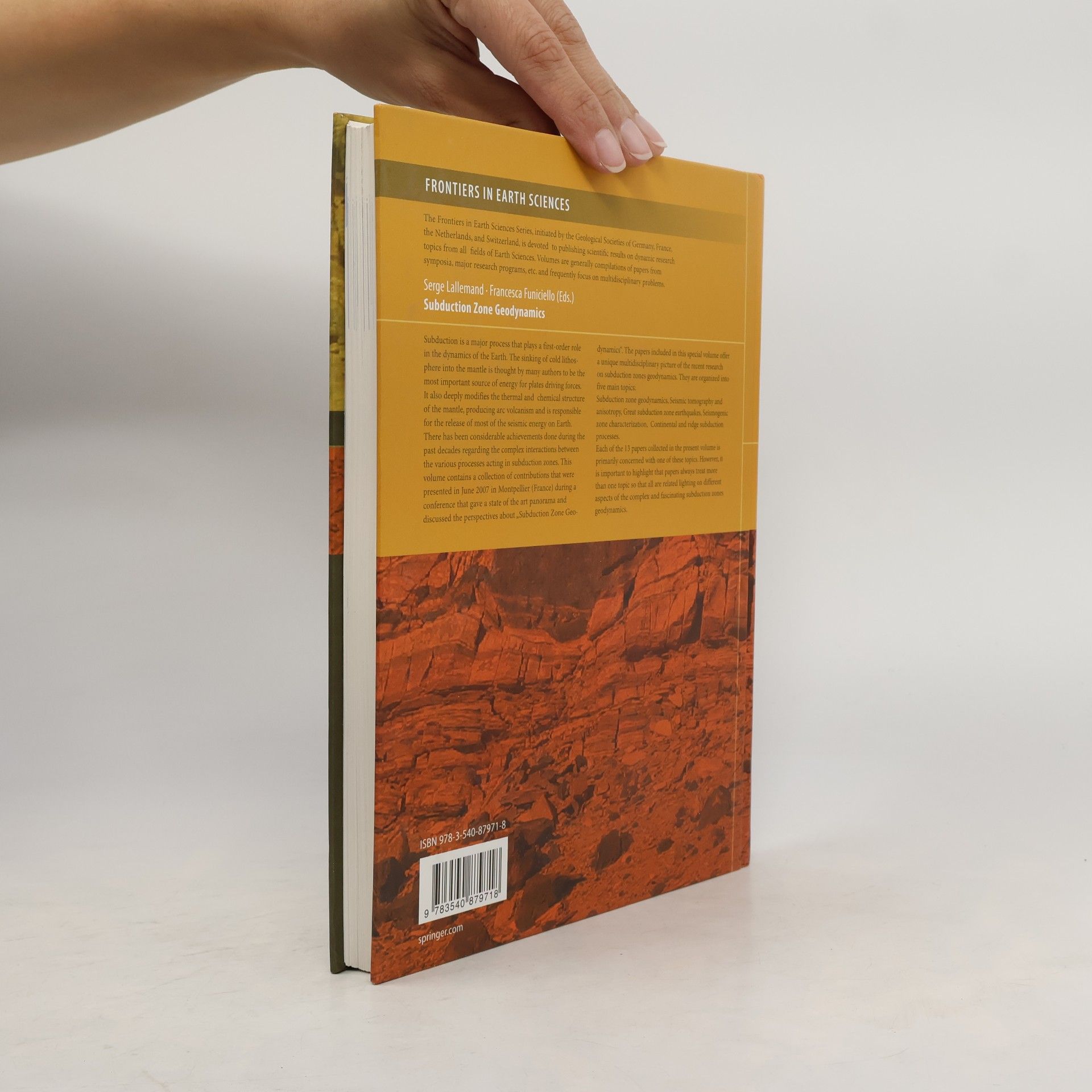 Serge Lallemand Frontiers In Earth Sciences: Subduction Zone Geodynamics