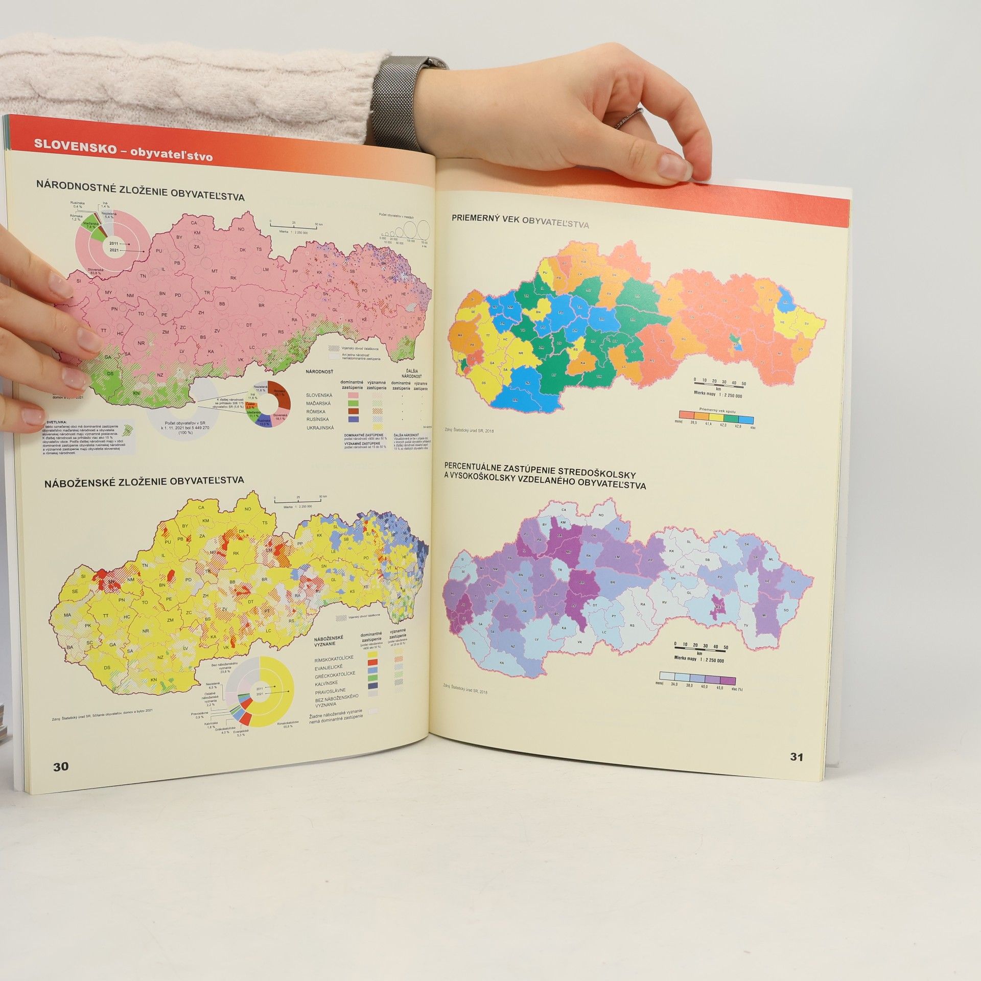 Ladislav Tolmáči Školský geografický atlas Slovensko (2024)