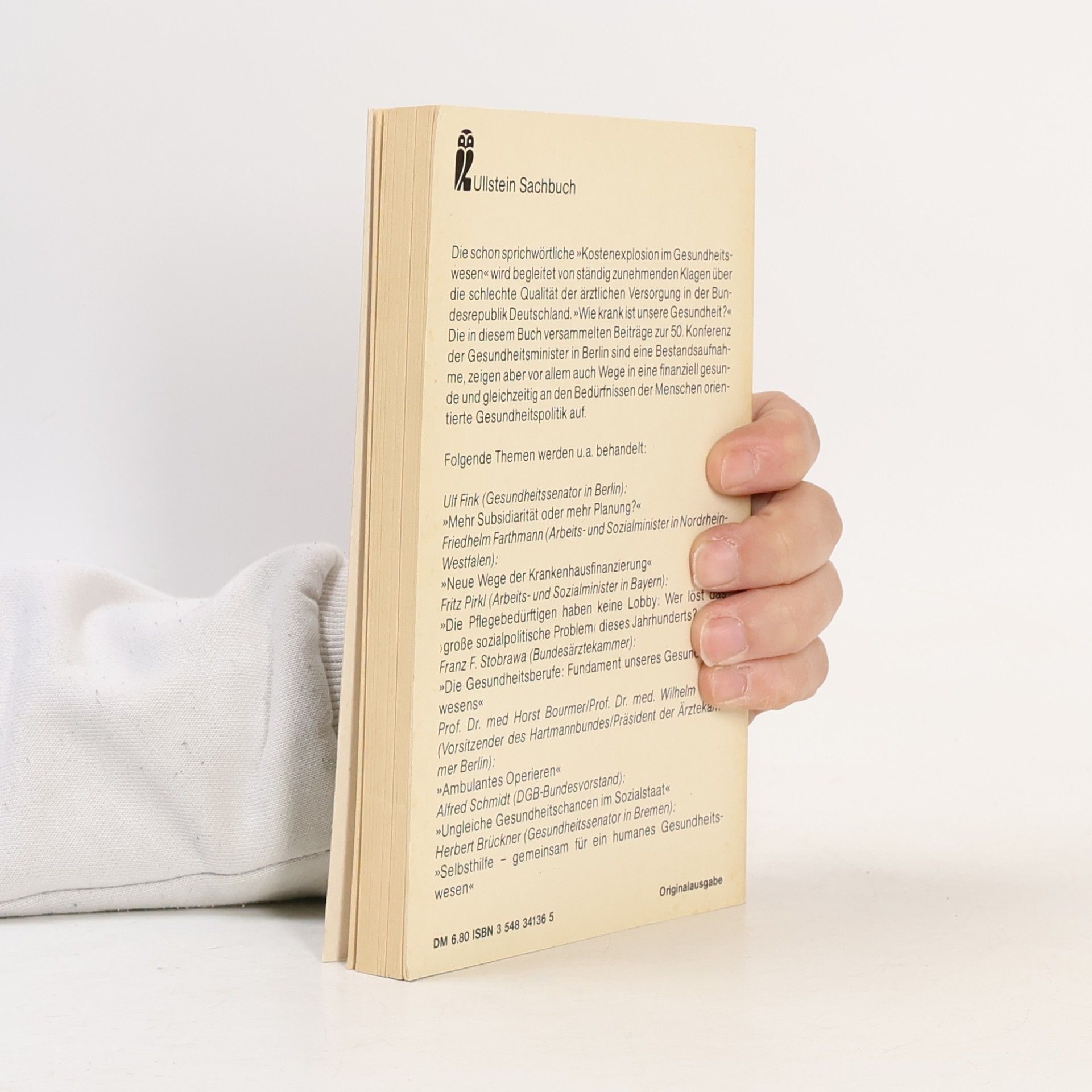 Ulf Fink Ullstein Sachbuch: Wie krank ist unsere Gesundheit