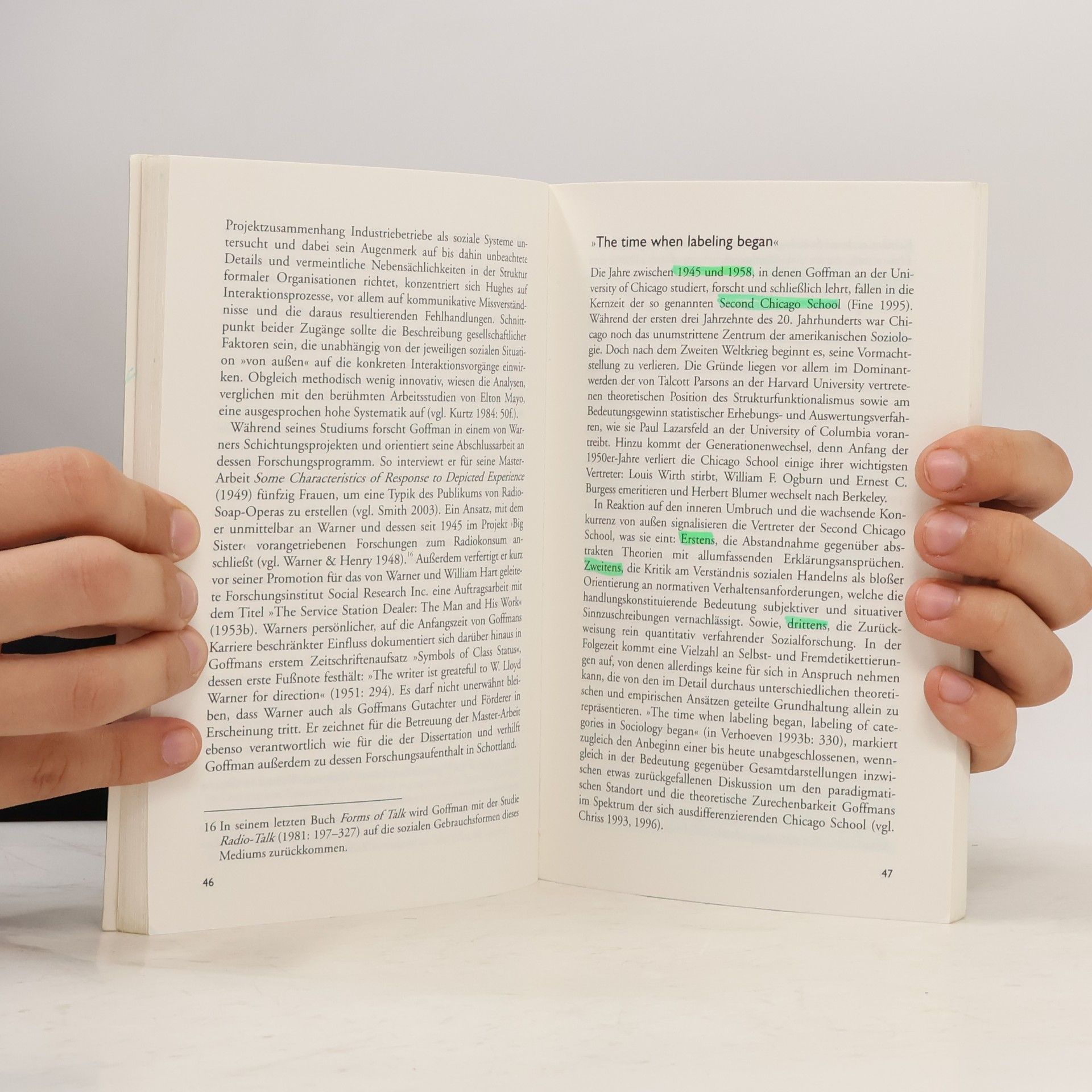 Jürgen Raab Klassiker der Wissenssoziologie: Erving Goffman