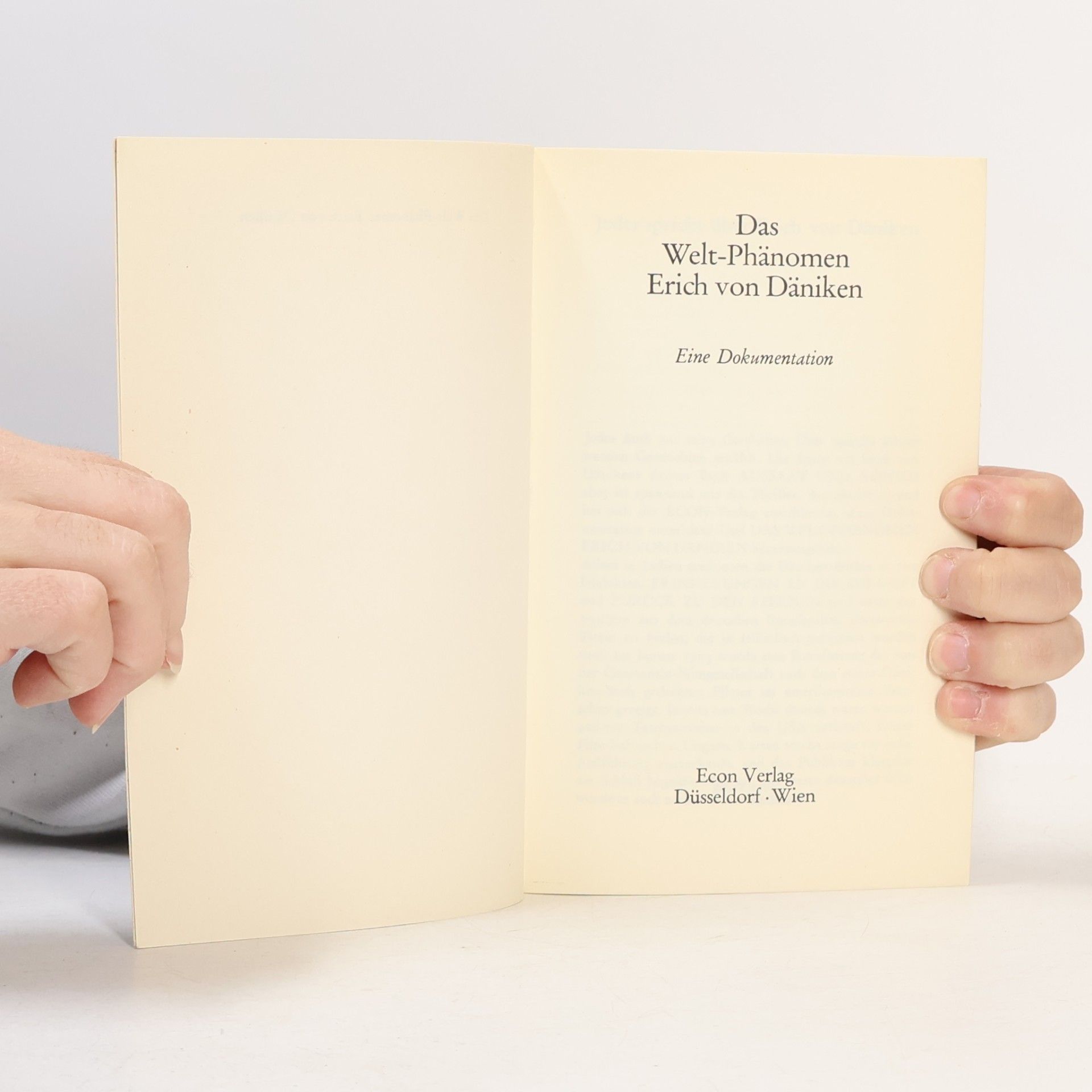 Erich von Däniken Das Welt-Phänomen Erich von Däniken