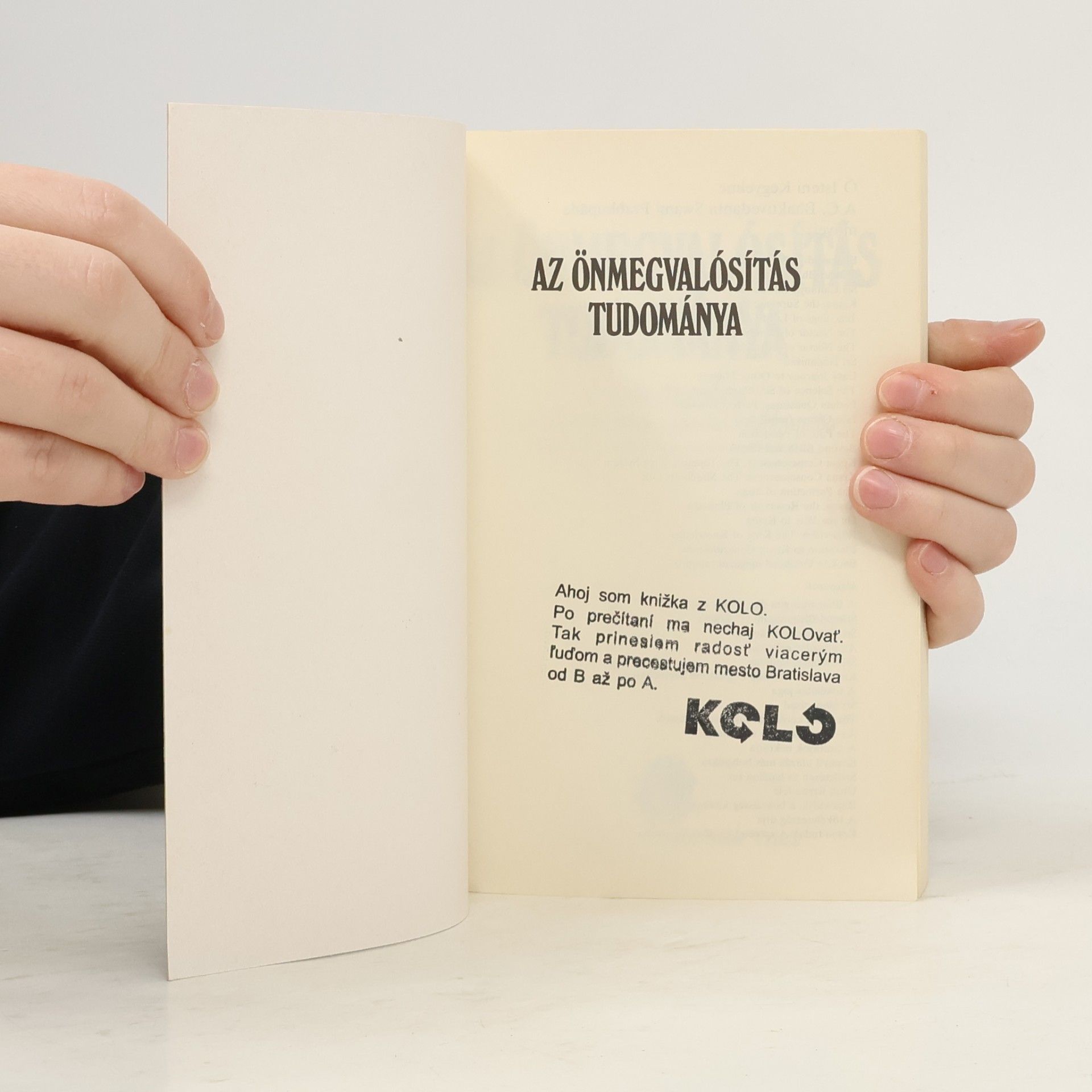 Various authors Az önmegvalósítás tudománya