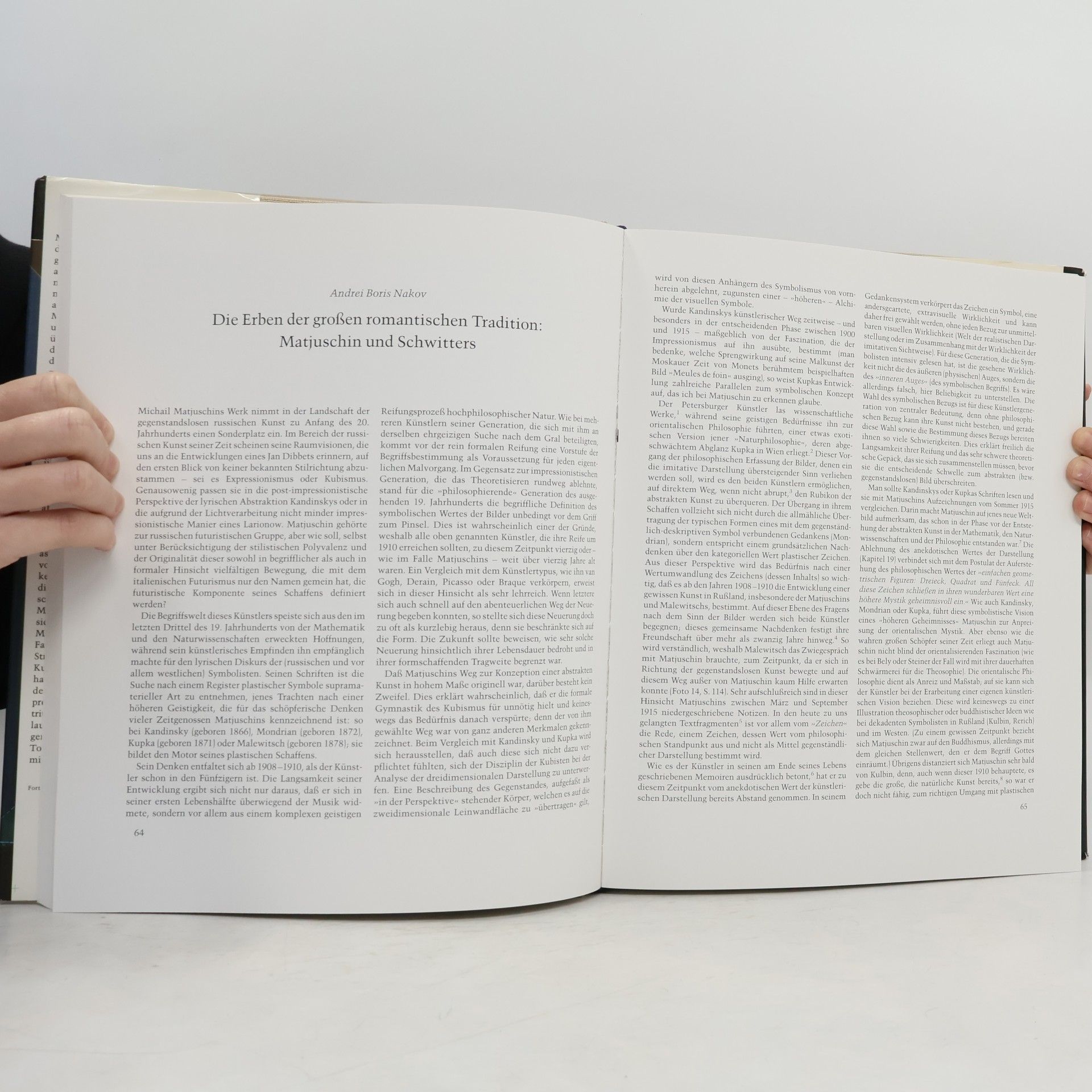 Mikhail Matiushin Matjuschin und die Leningrader Avantgarde
