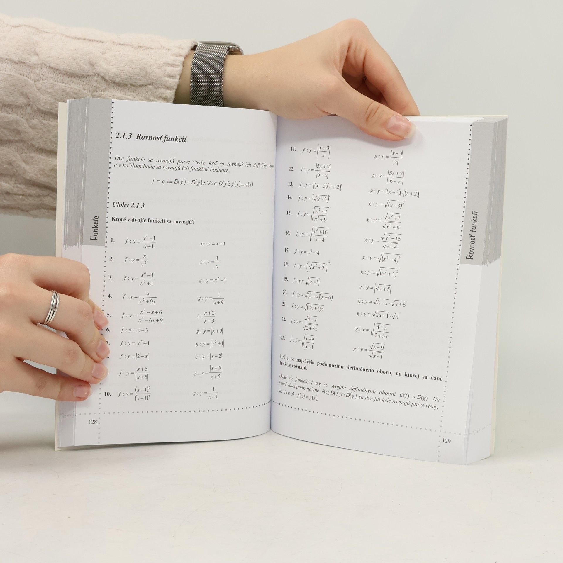 Soňa Holéczyová Matematika pre stredoškolákov. Zbierka úloh 1.