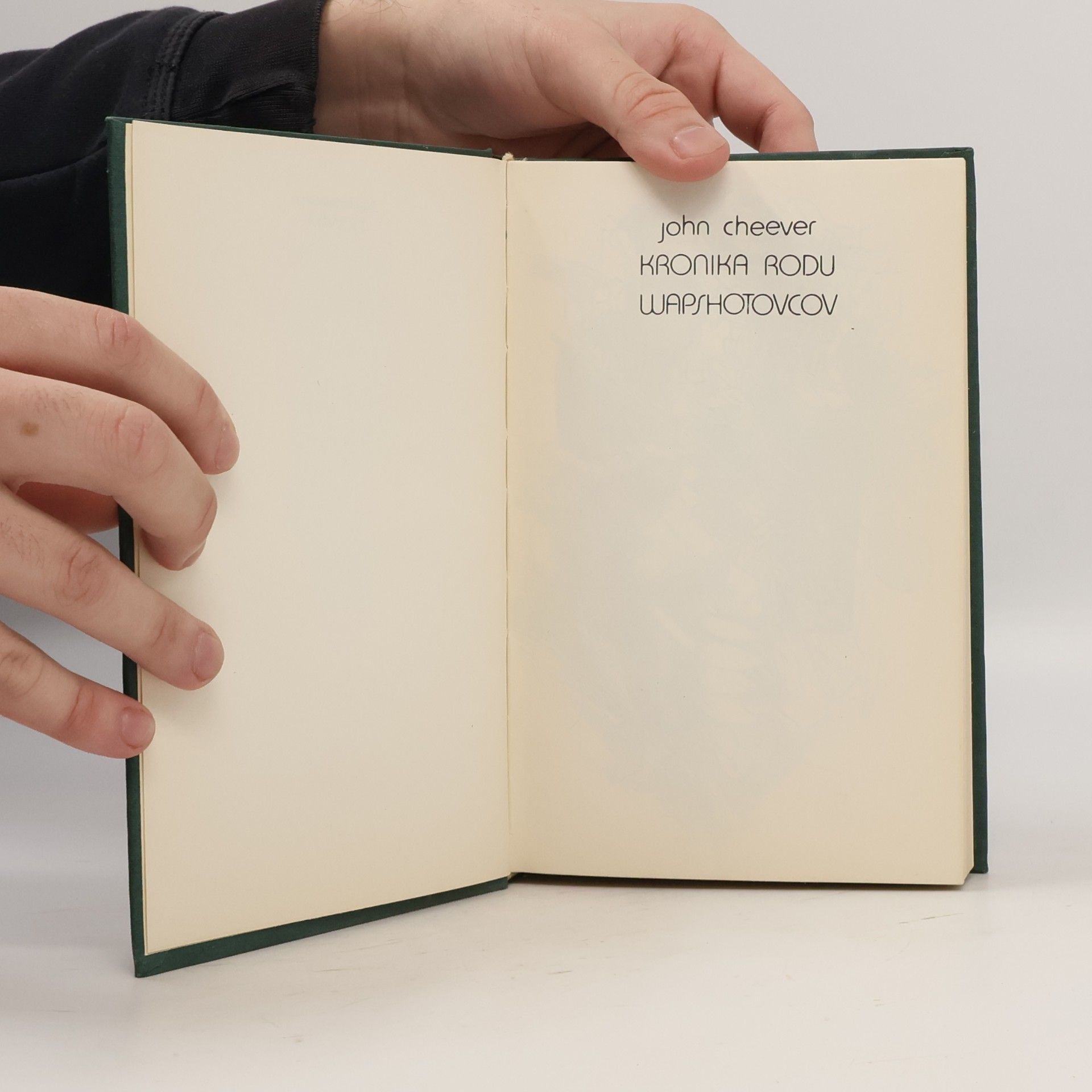 John Cheever Kronika rodu Wapshotovcov