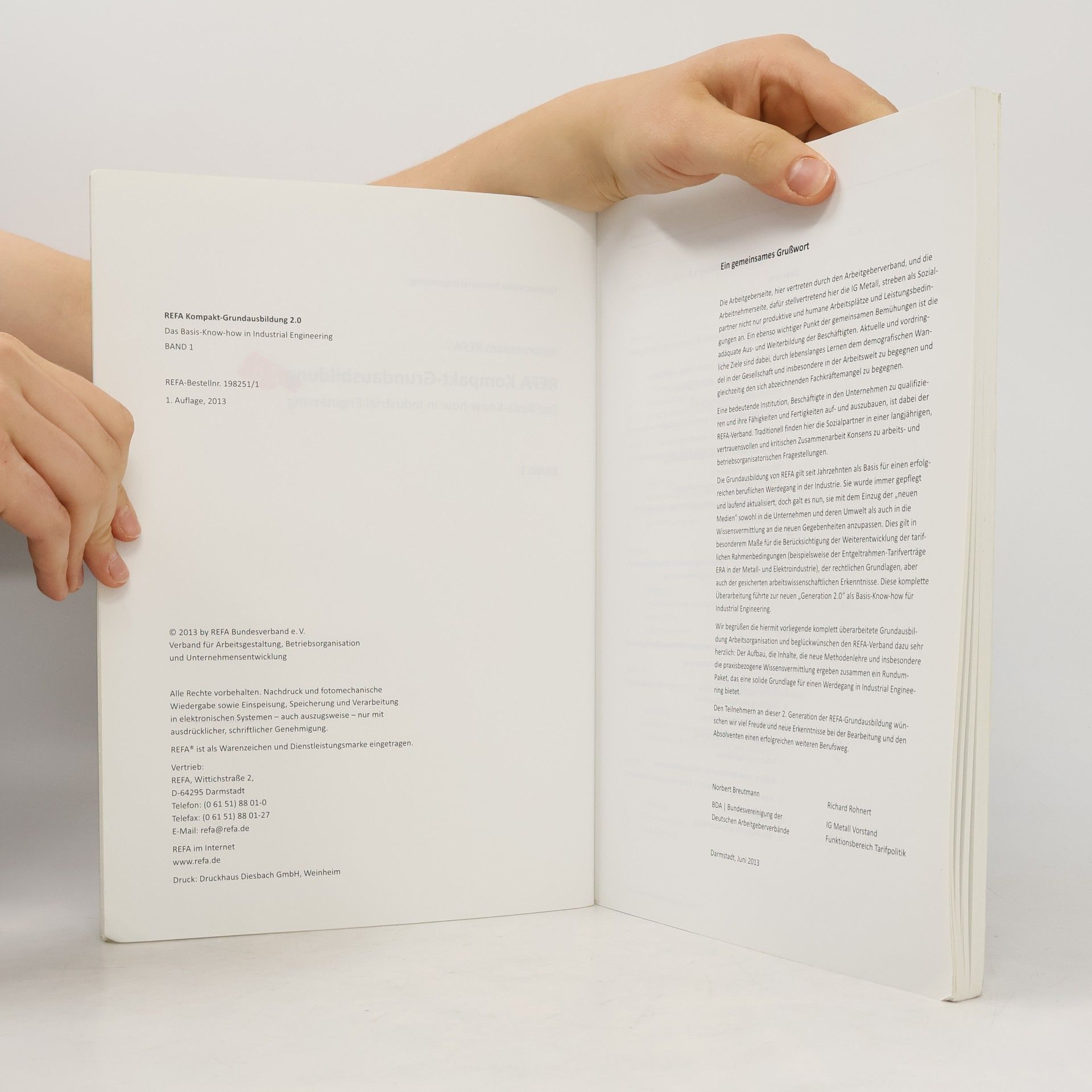 Autorenteam Refa REFA Kompakt-Grundausbildung 2.0. Bd. 1