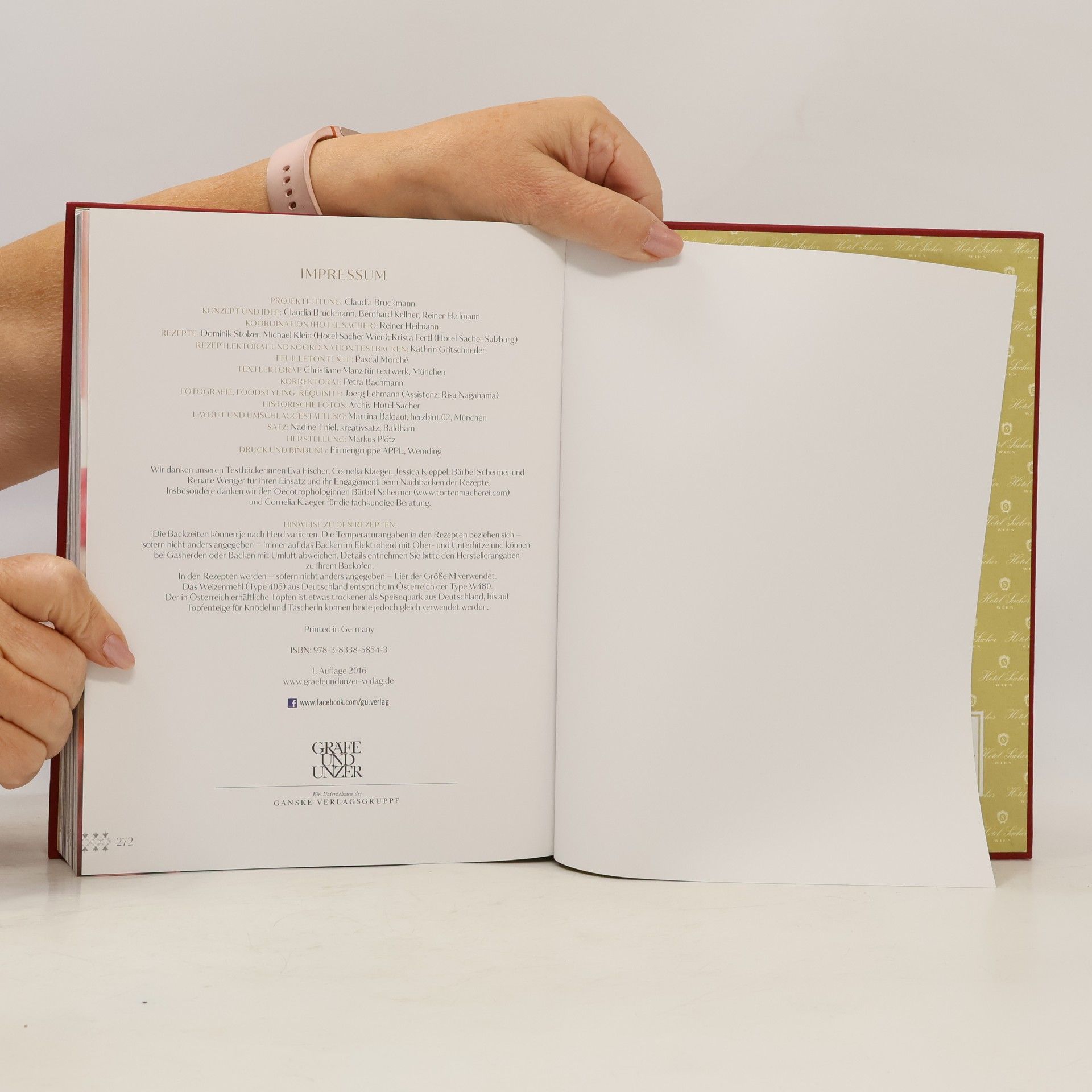 Dominik Stolzer Das original Sacher Backbuch