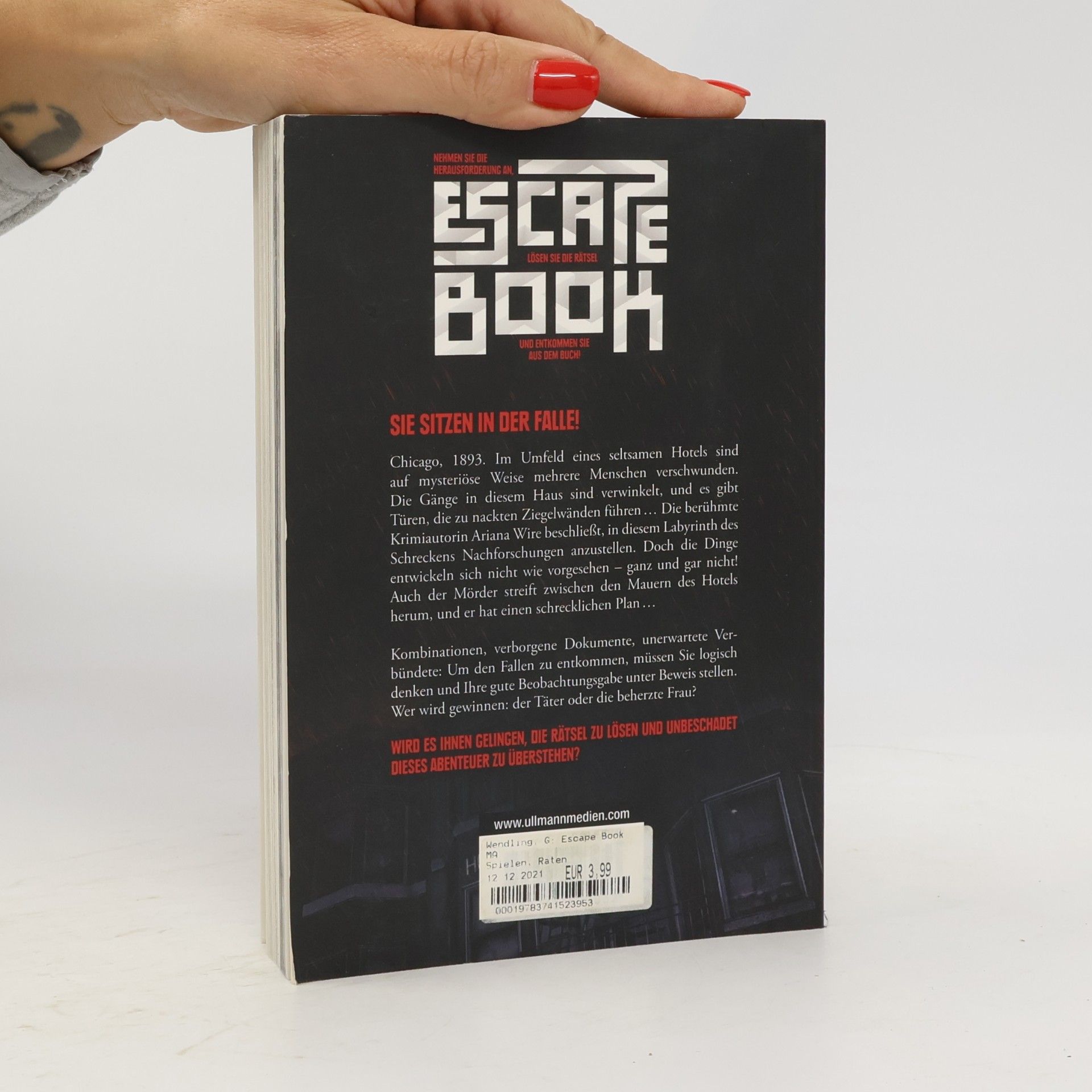 Gauthier Wendling Escape book - das Horror-Hotel