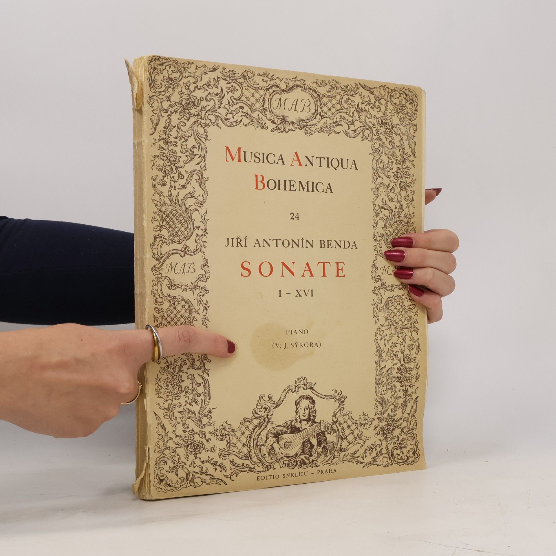 V. J. Sýkora Musica Antiqua Bohemica 24. Jiří Antonín Benda Sonate I-XVI