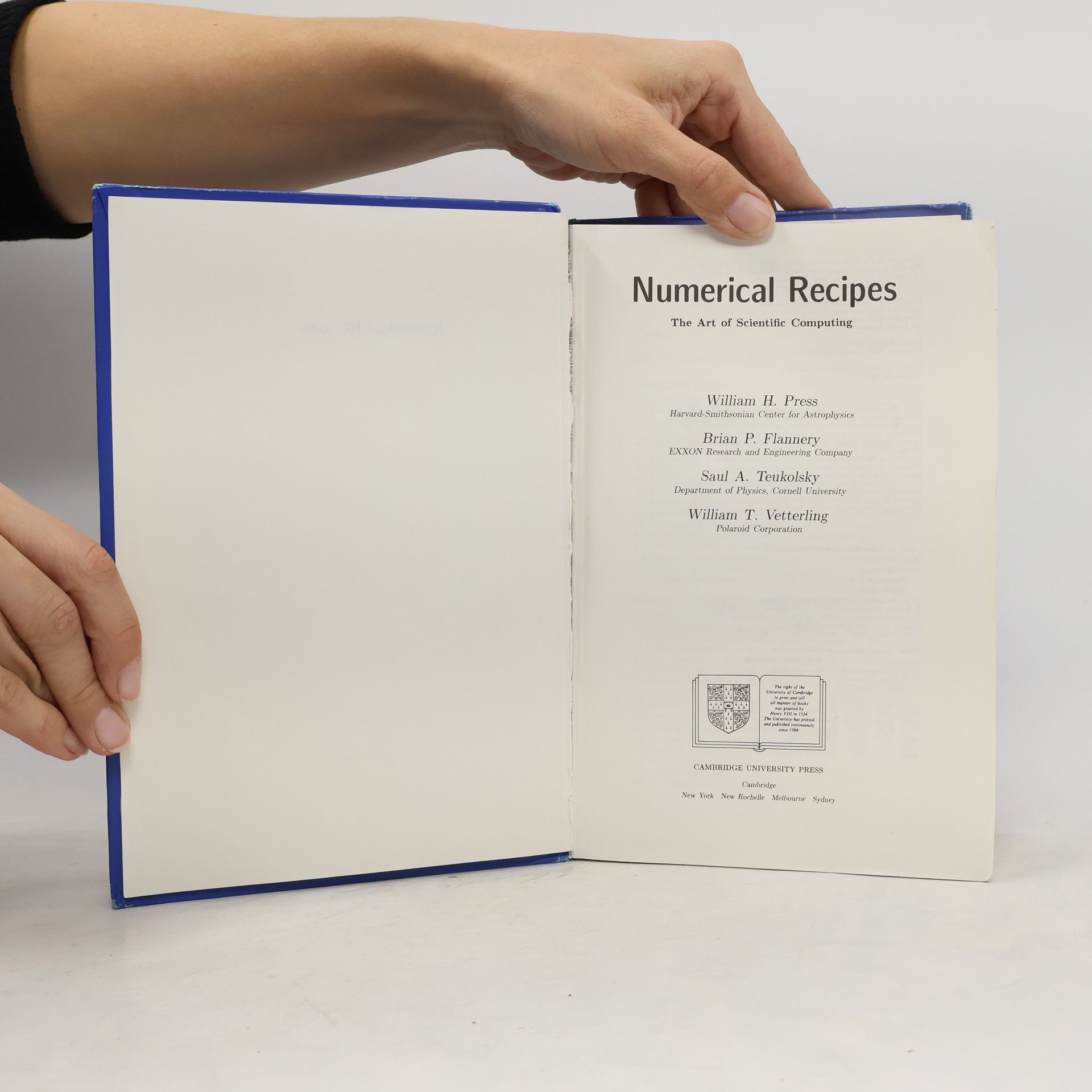 William H. Press Numerical Recipes