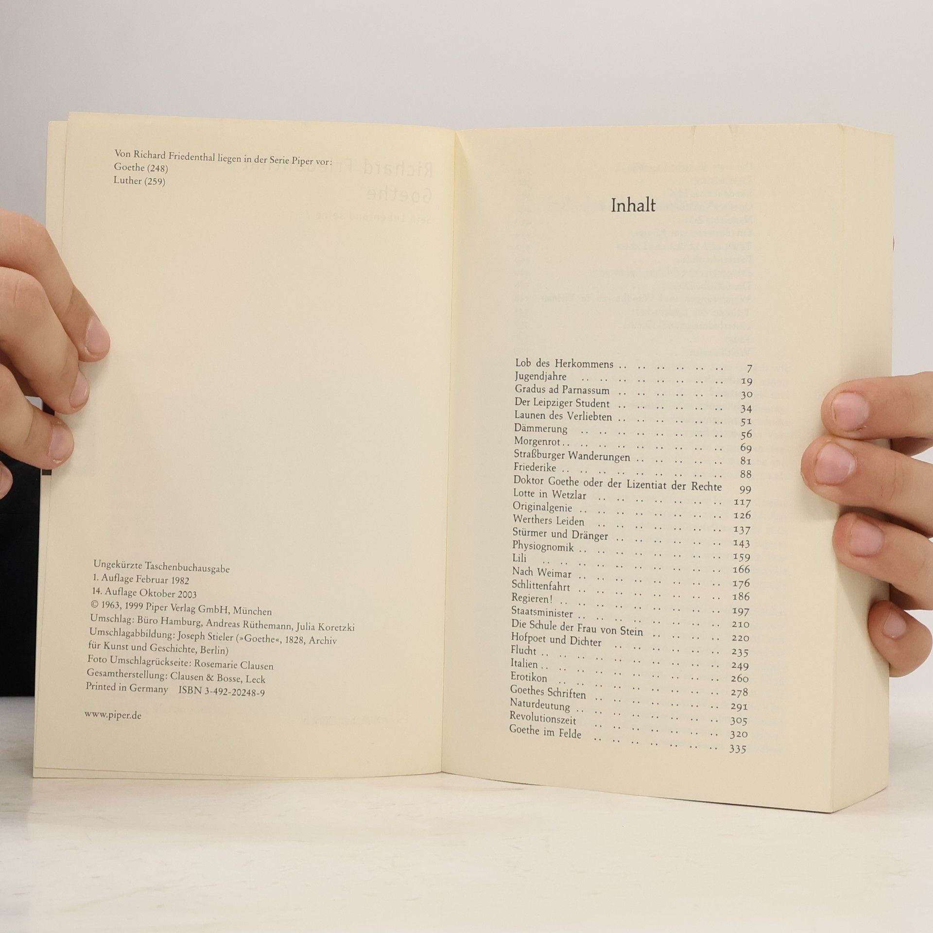 Richard Friedenthal Goethe