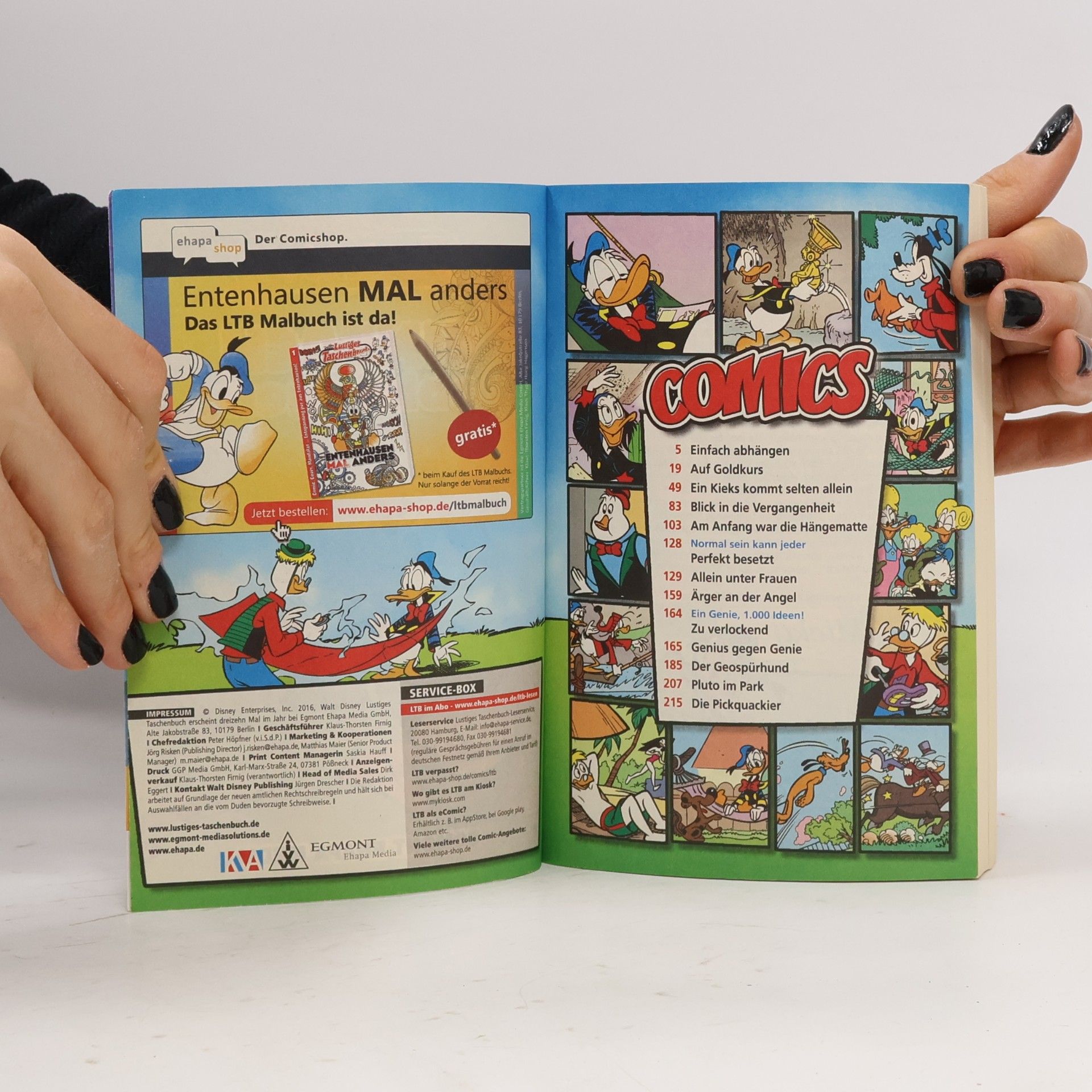 Walt Disney Lustiges Taschenbuch 484. Einfach abhängen