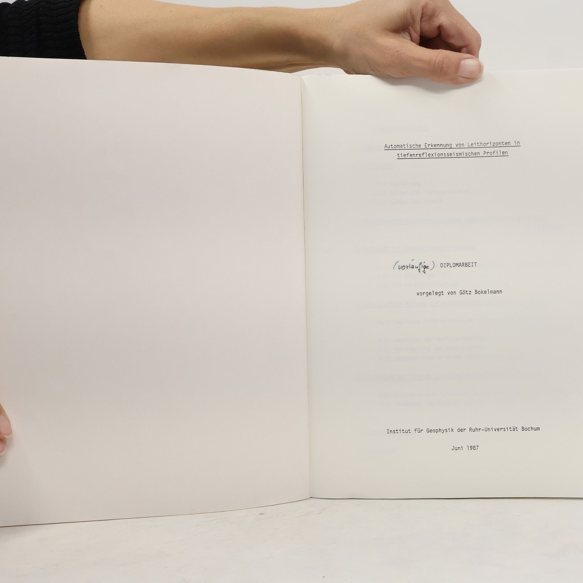 Götz Bokelmann Diplomarbeit
