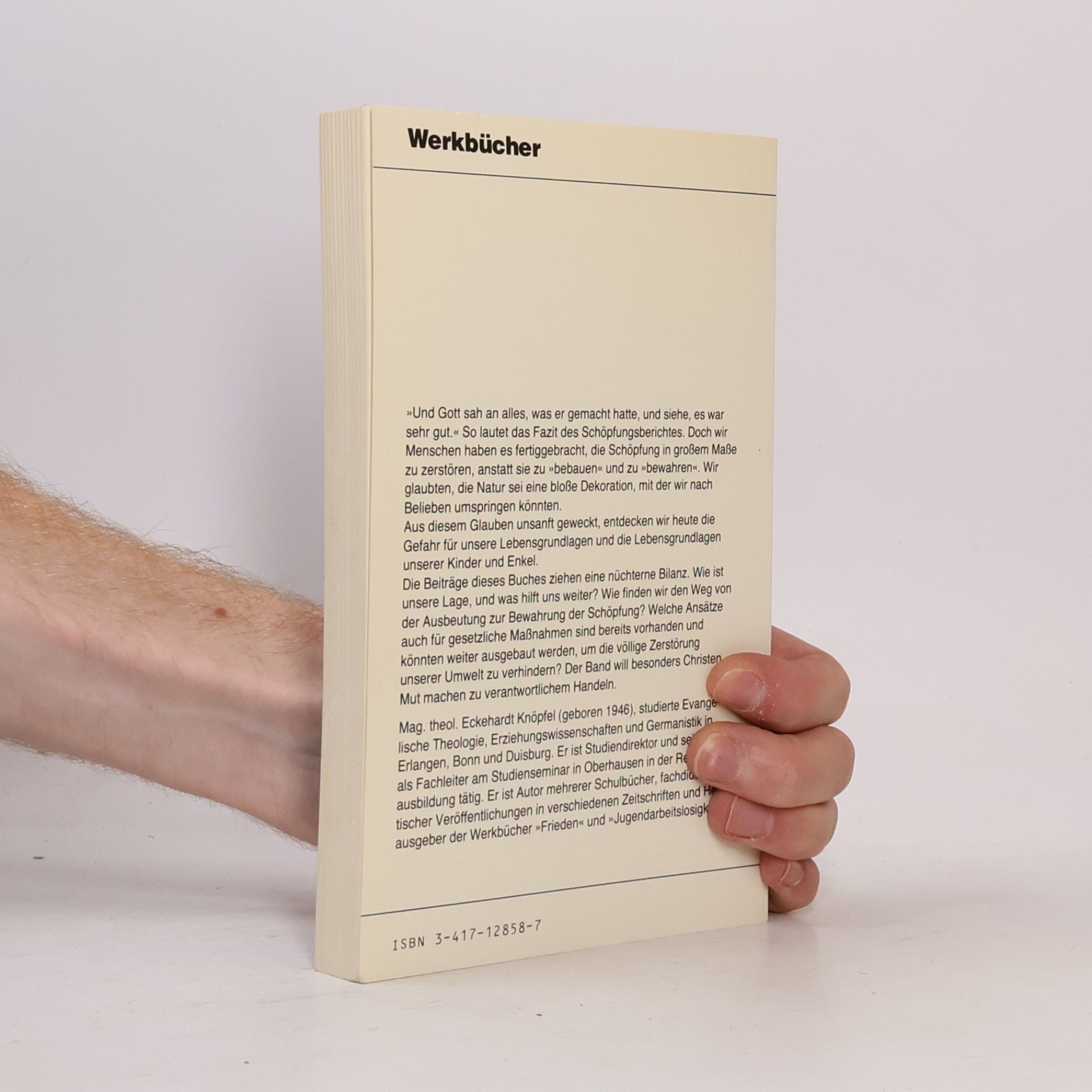 Eckehardt Knöpfel Werkbuch Umwelt