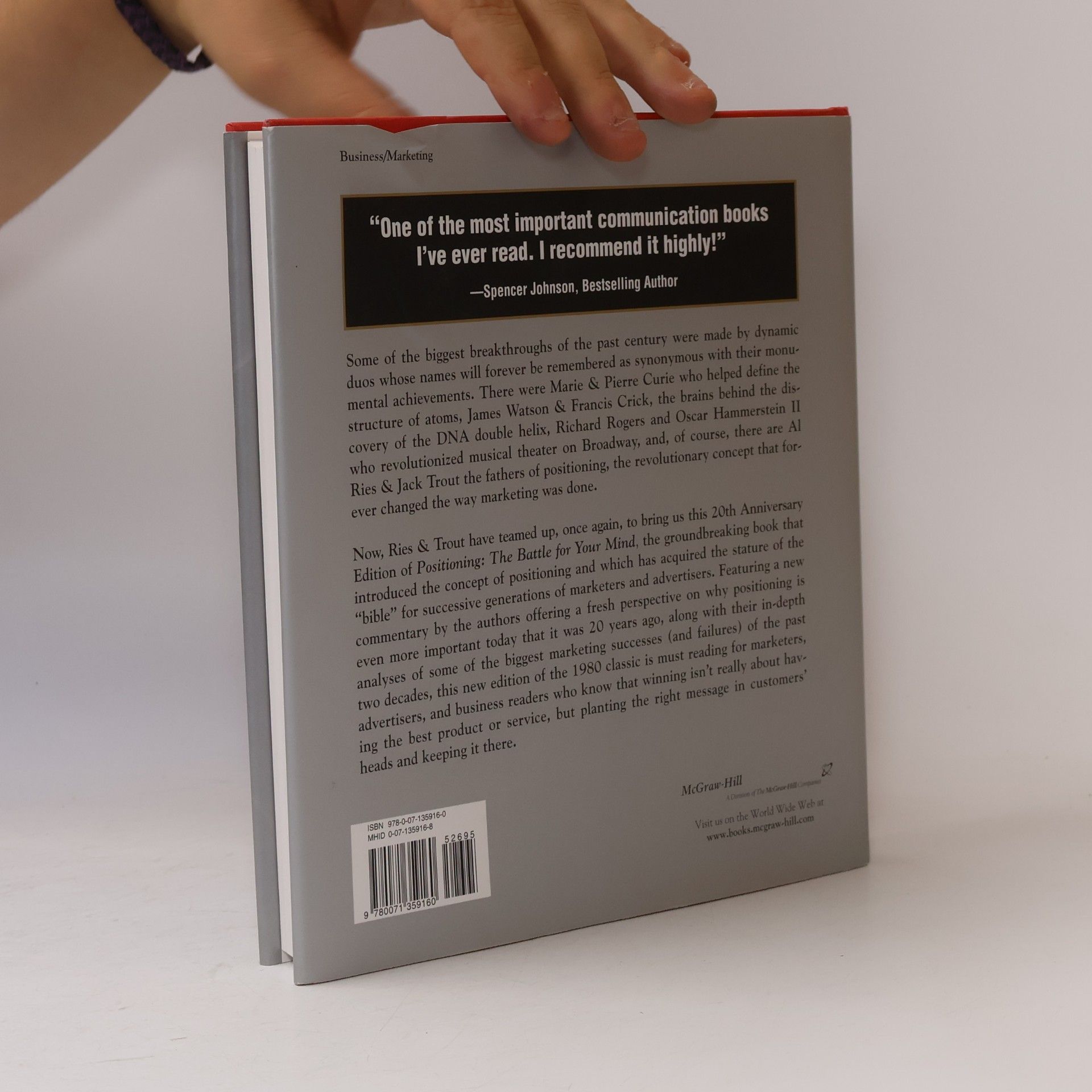 Al Ries Positioning: The Battle for Your Mind, 20th Anniversary Edition
