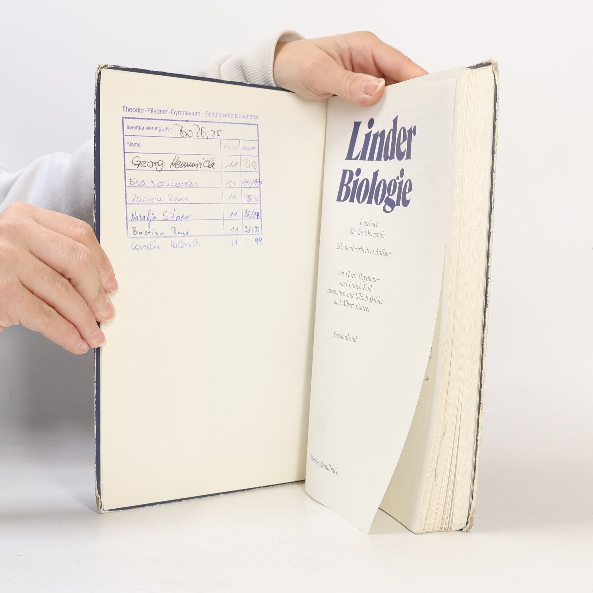 Hermann Linder Linder Biologie Lehrbuch für die Oberstufe