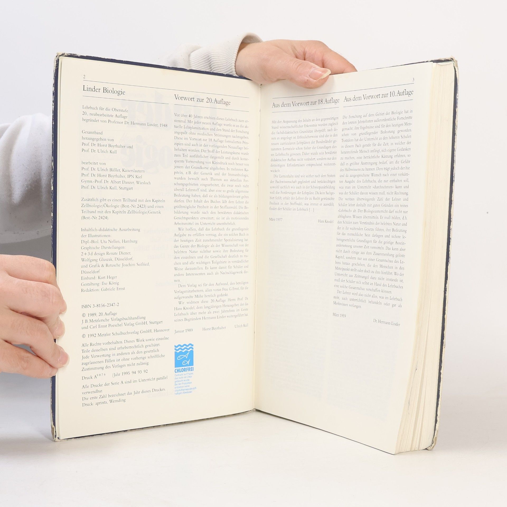Hermann Linder Linder Biologie Lehrbuch für die Oberstufe