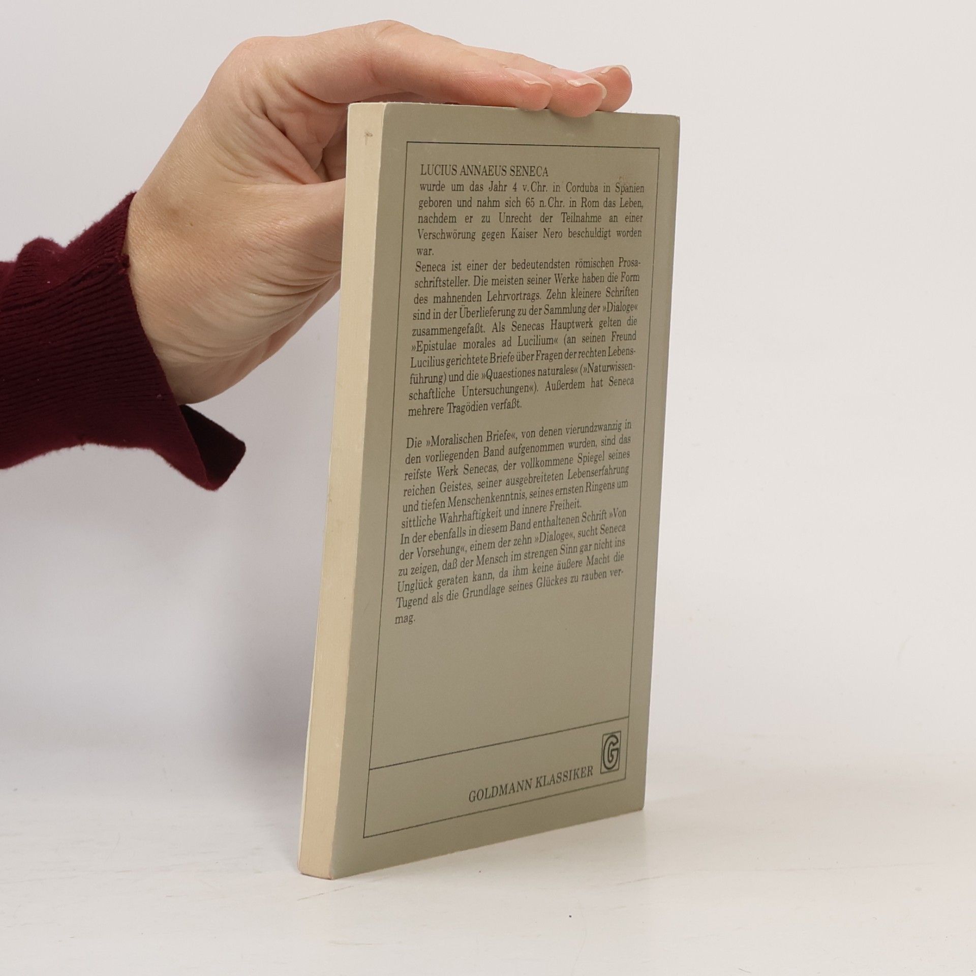 Auteurscollectief Seneca: Moralische Briefe Von der Vorsehung