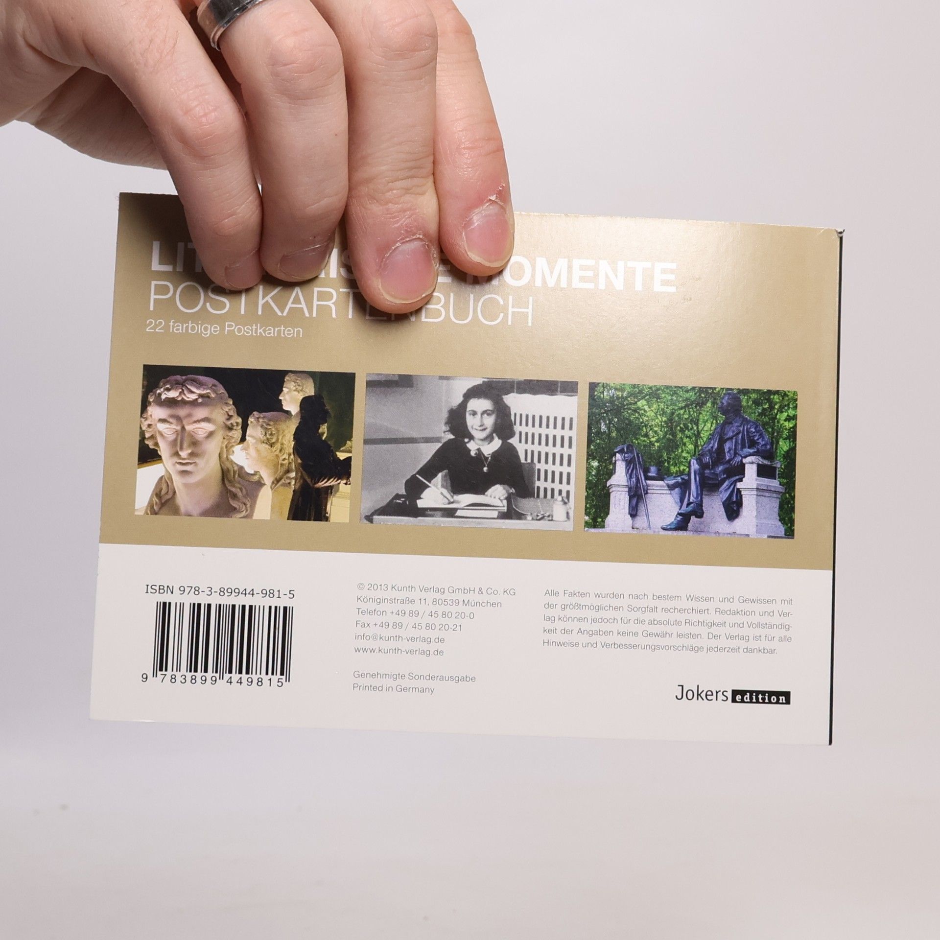 kolektiv Literarische Momente Postkartenbuch