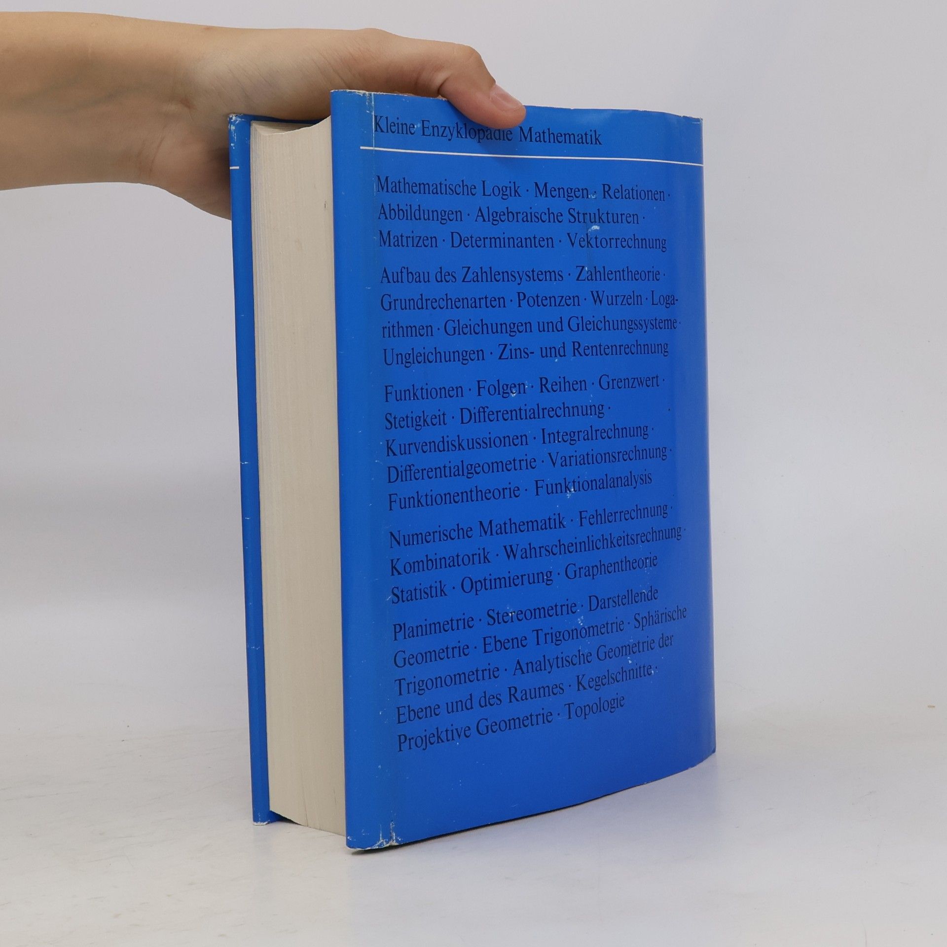 Autorenkollektiv Kleine Enzyklopädie Mathematik