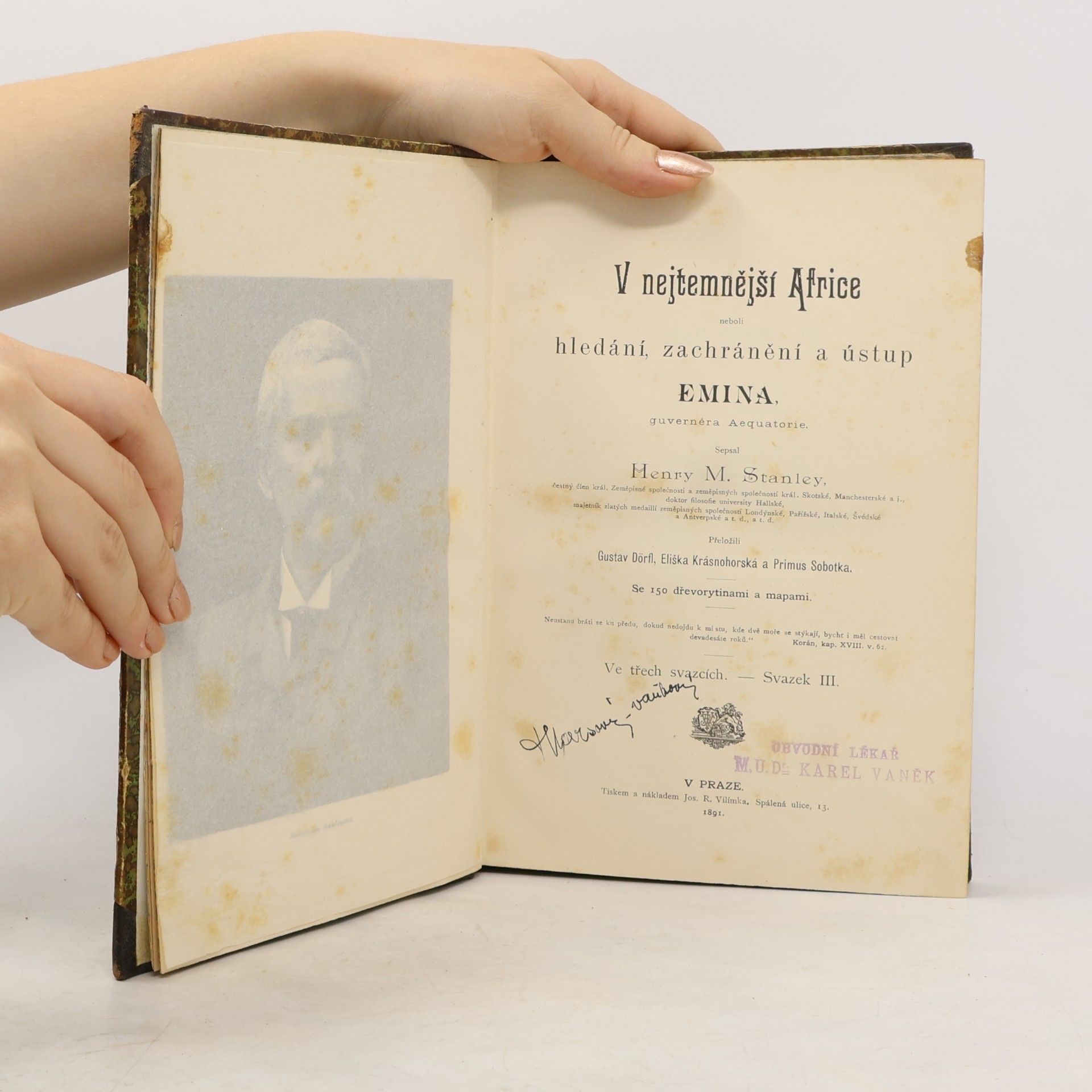 Menry M. Stanley V nejtemnější Africe neboli hledání, zachránění a ústup EMINA, guvernéra Aequatorie. Svazek III.