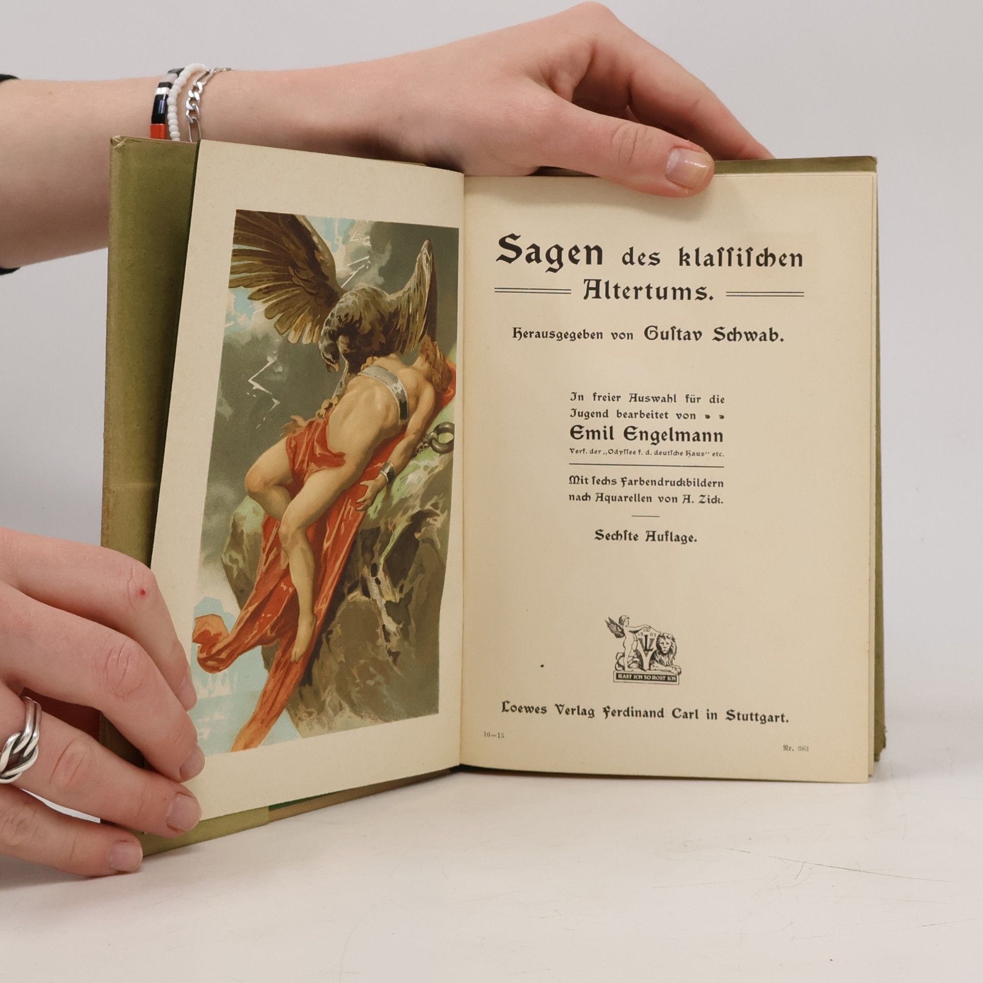 Emil Engelmann Schwabs Sagen des klassischen Altertums