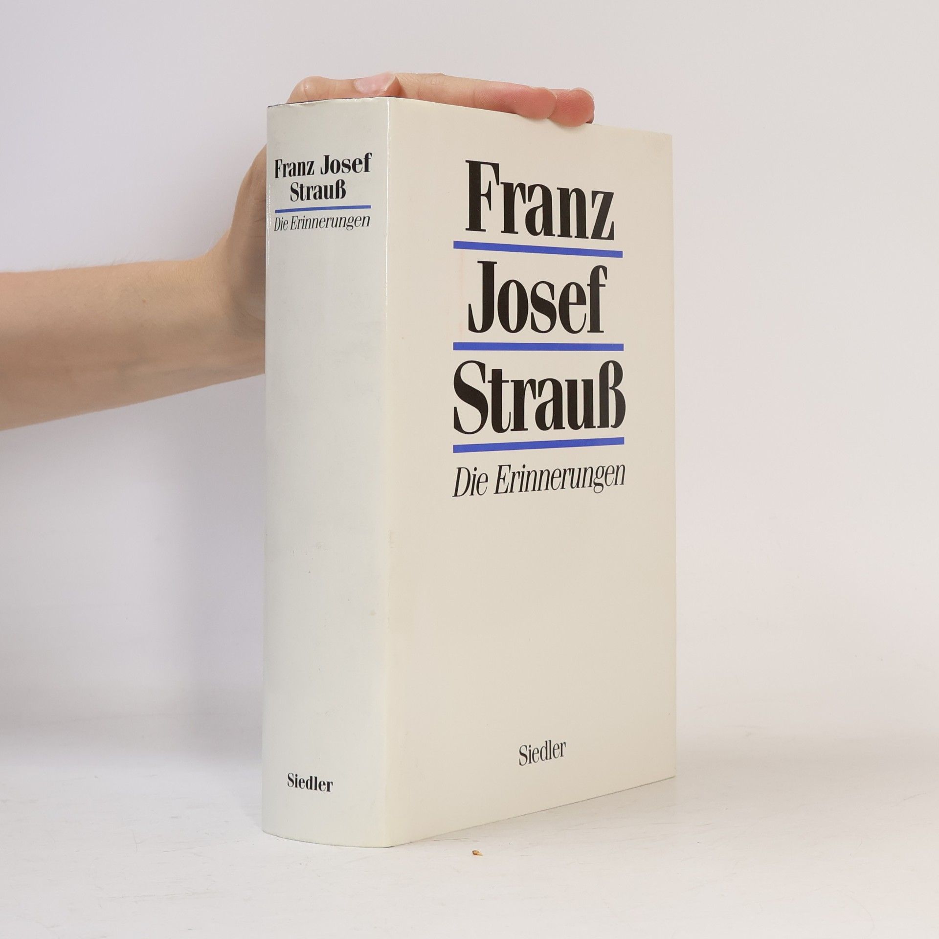 Franz Josef Strauß Die Erinnerungen
