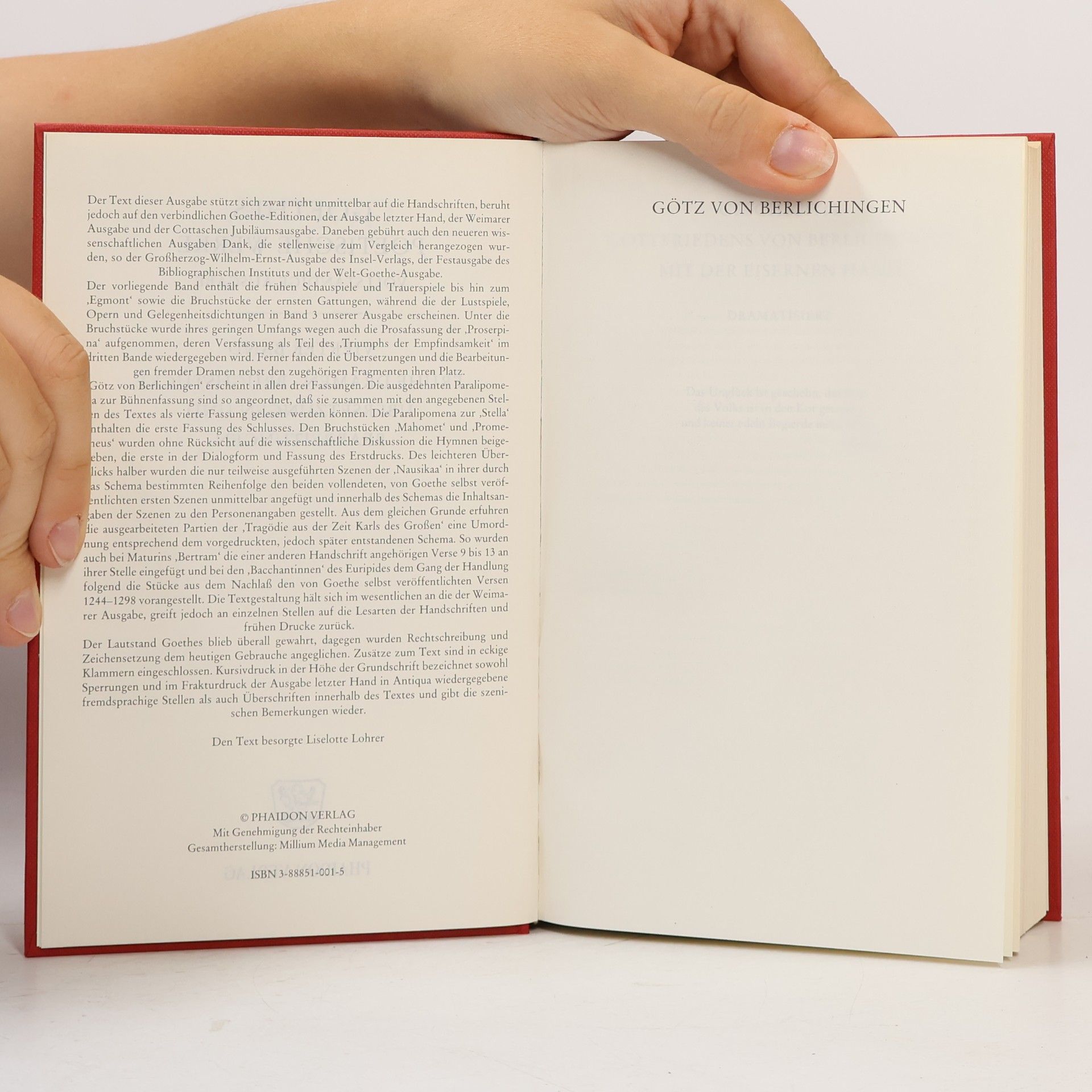 Johann Wolfgang von Goethe Poetische Werke