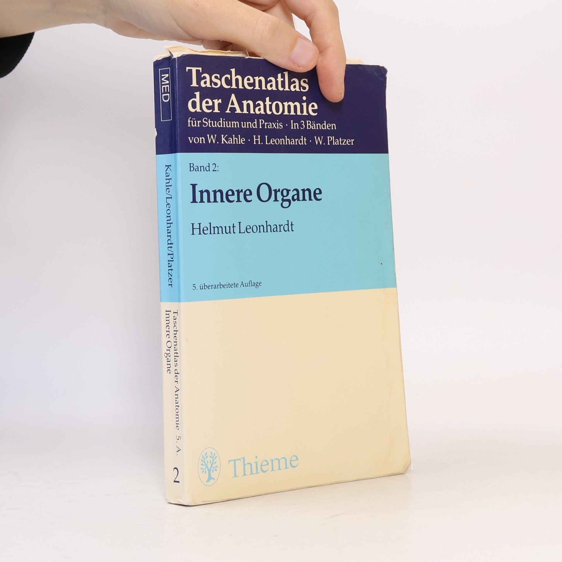 Taschenatlas der Anatomie für Studium und Praxis. In 3 Bänden. Band 2. Innere Organe