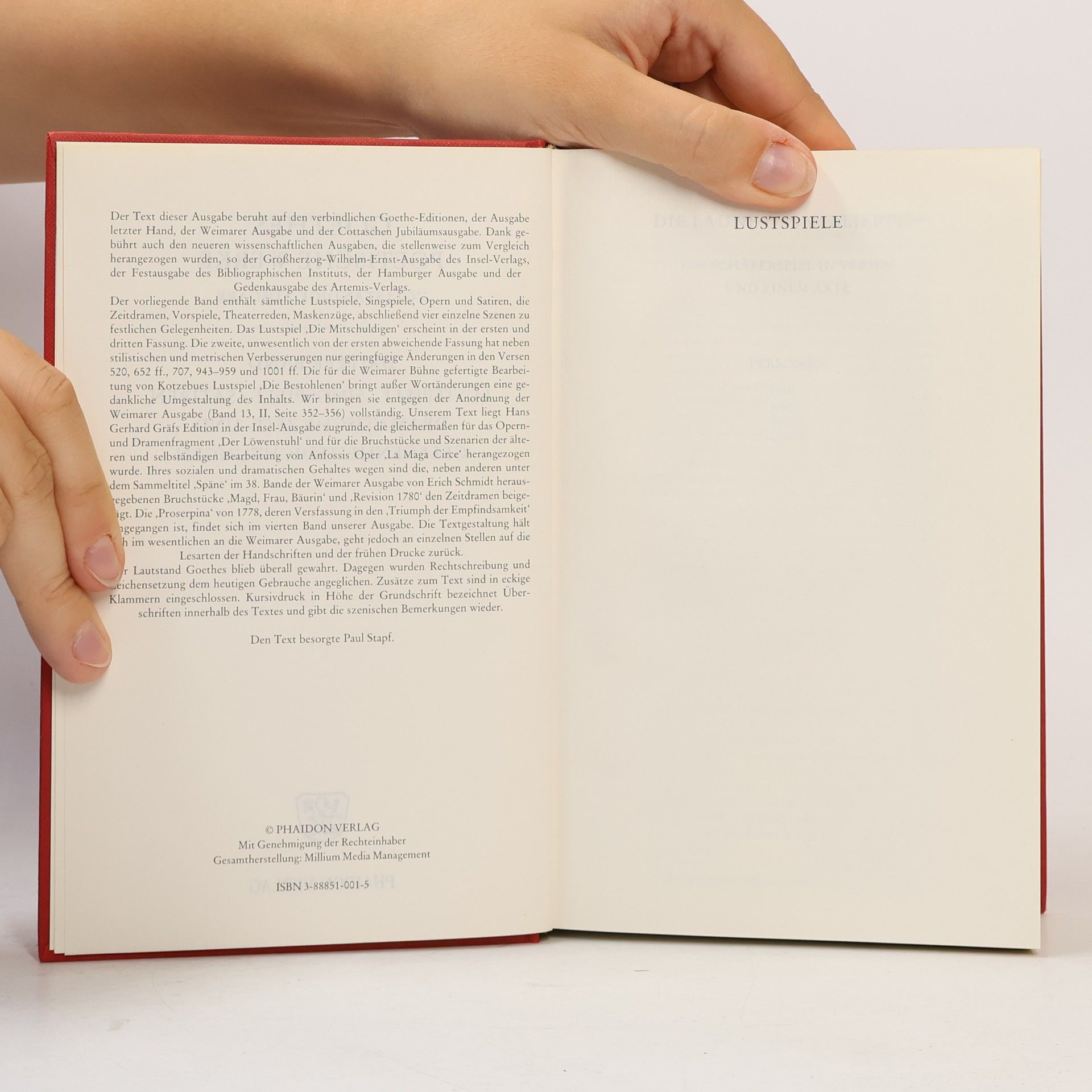 Johann Wolfgang von Goethe Poetische Werke
