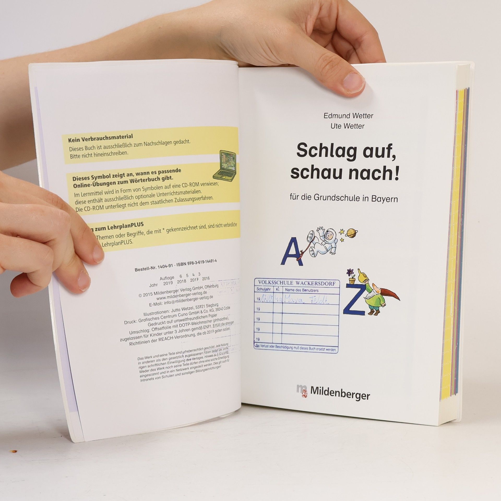 Edmund Wetter Schlag auf, schau nach! Wörterbuch, Ausgabe Bayern