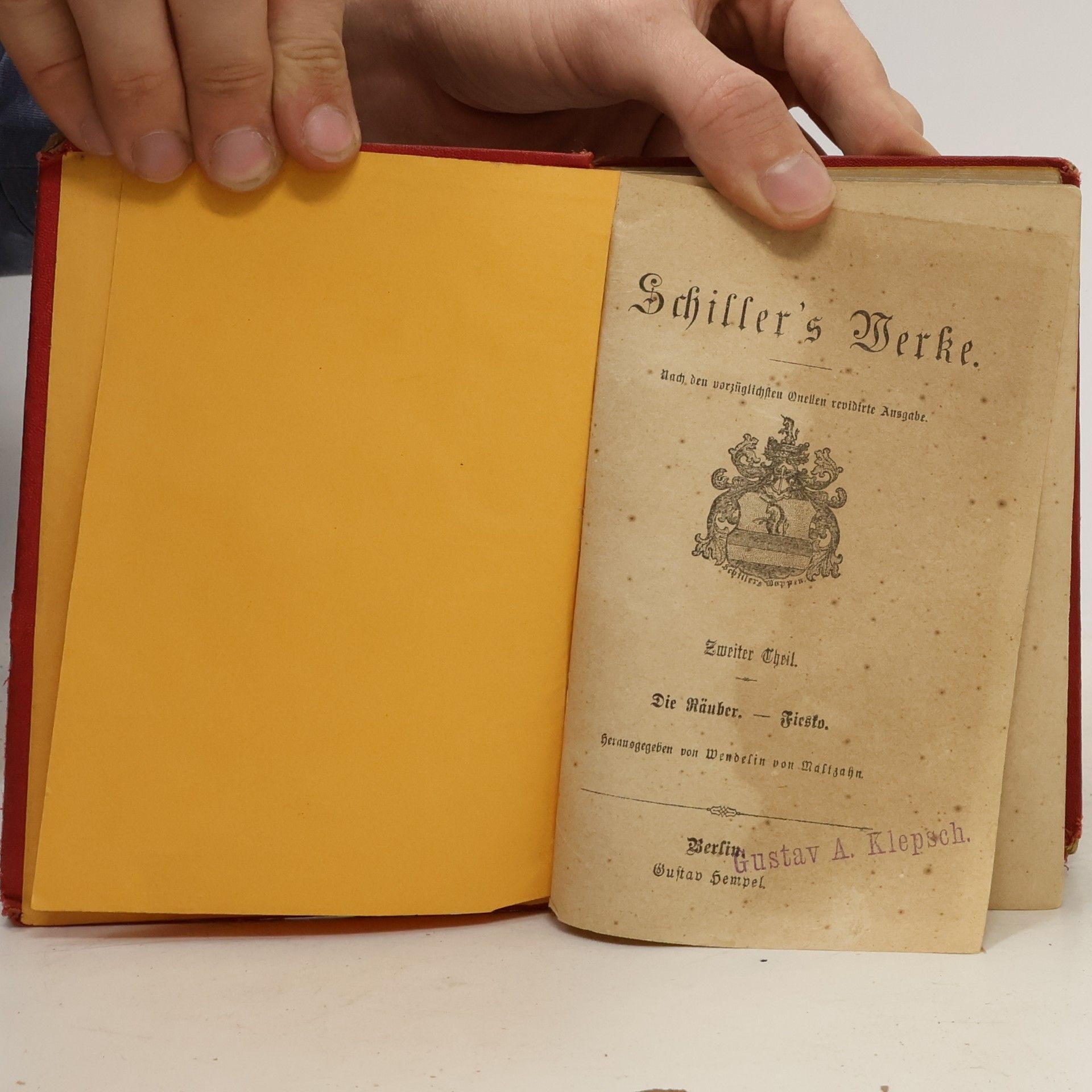 Friedrich Schiller Schiller's Werke 2-3. Dramen I.
