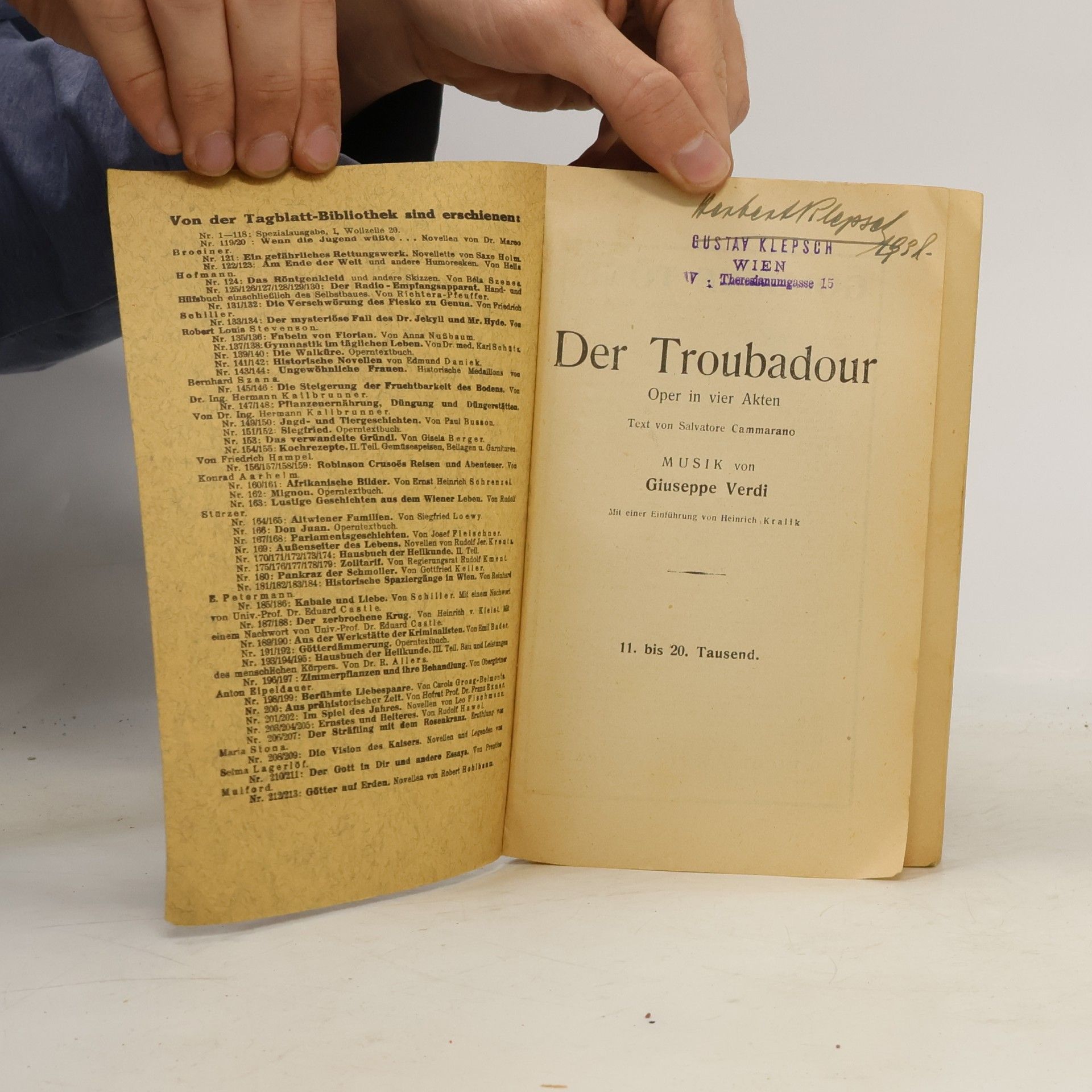 Giuseppe Verdi Der Troubadour