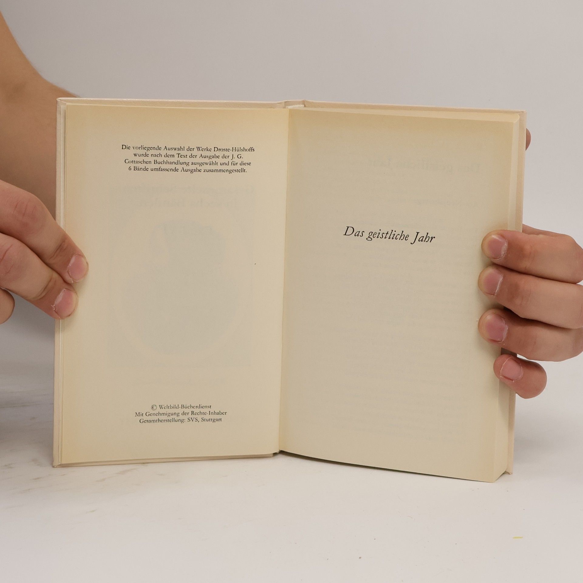 Annette von Droste-Hülshoff Gesammelte Schriften in sechs Bänden. Band VI