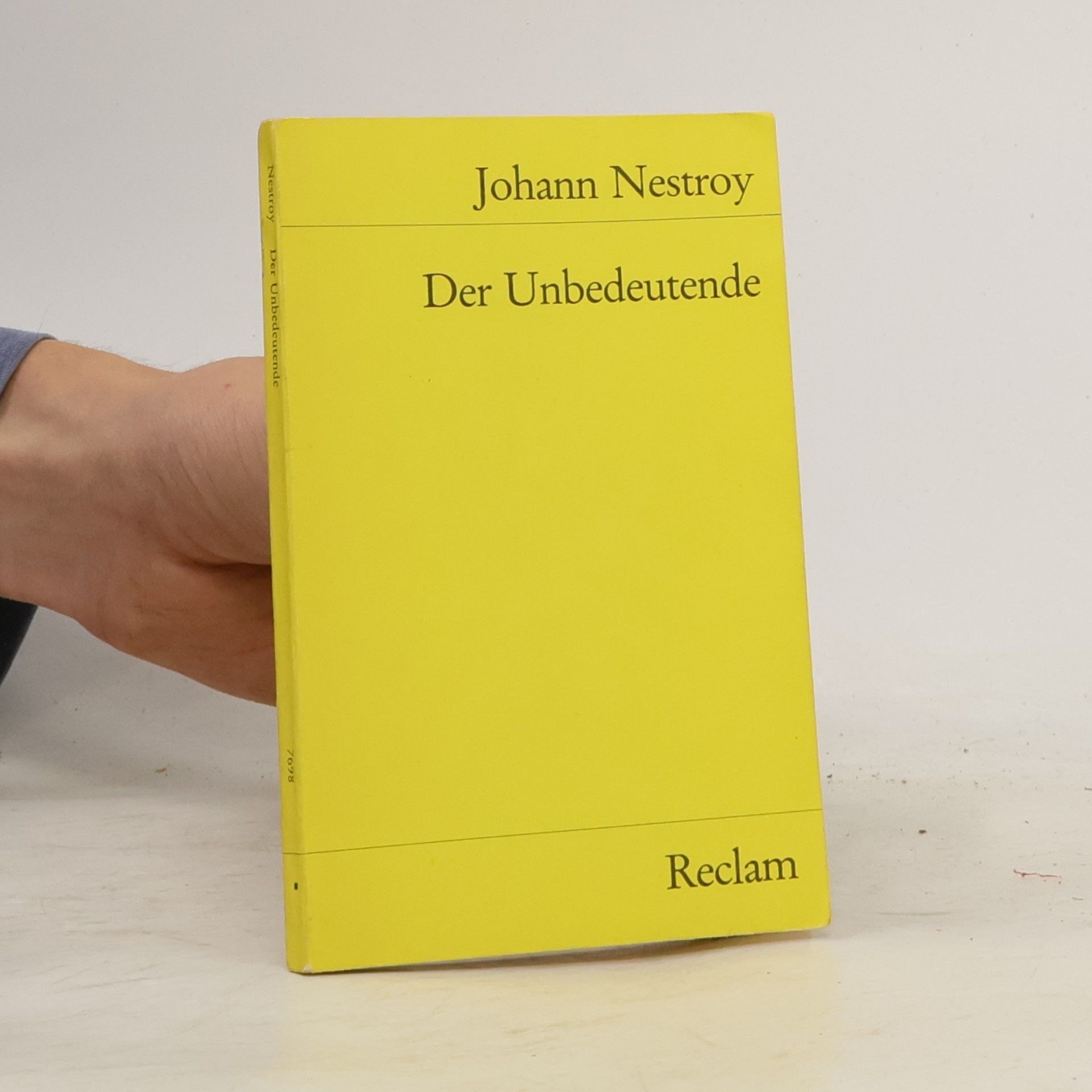 Johann Nestroy Der Unbedeutende