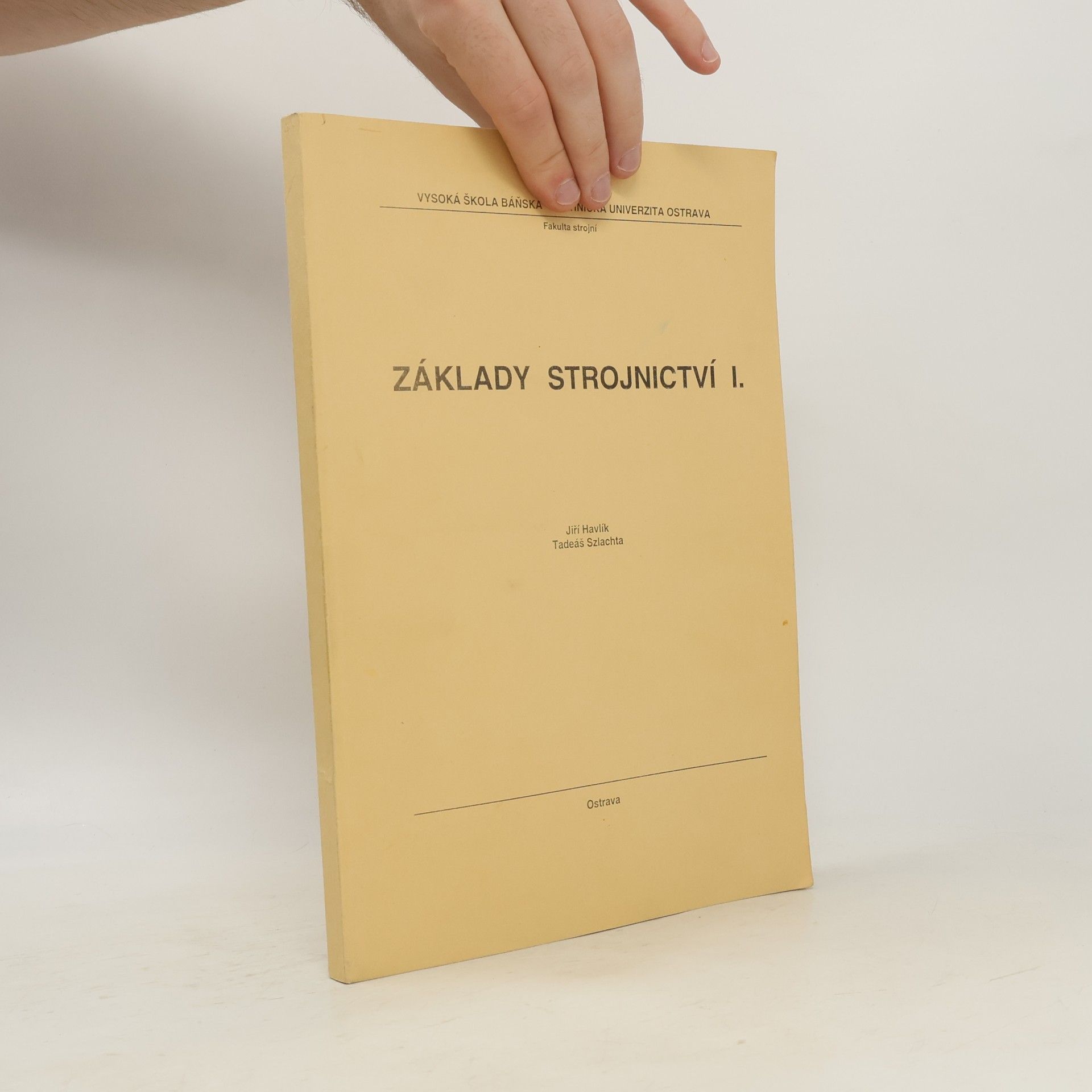 Základy strojnictví I