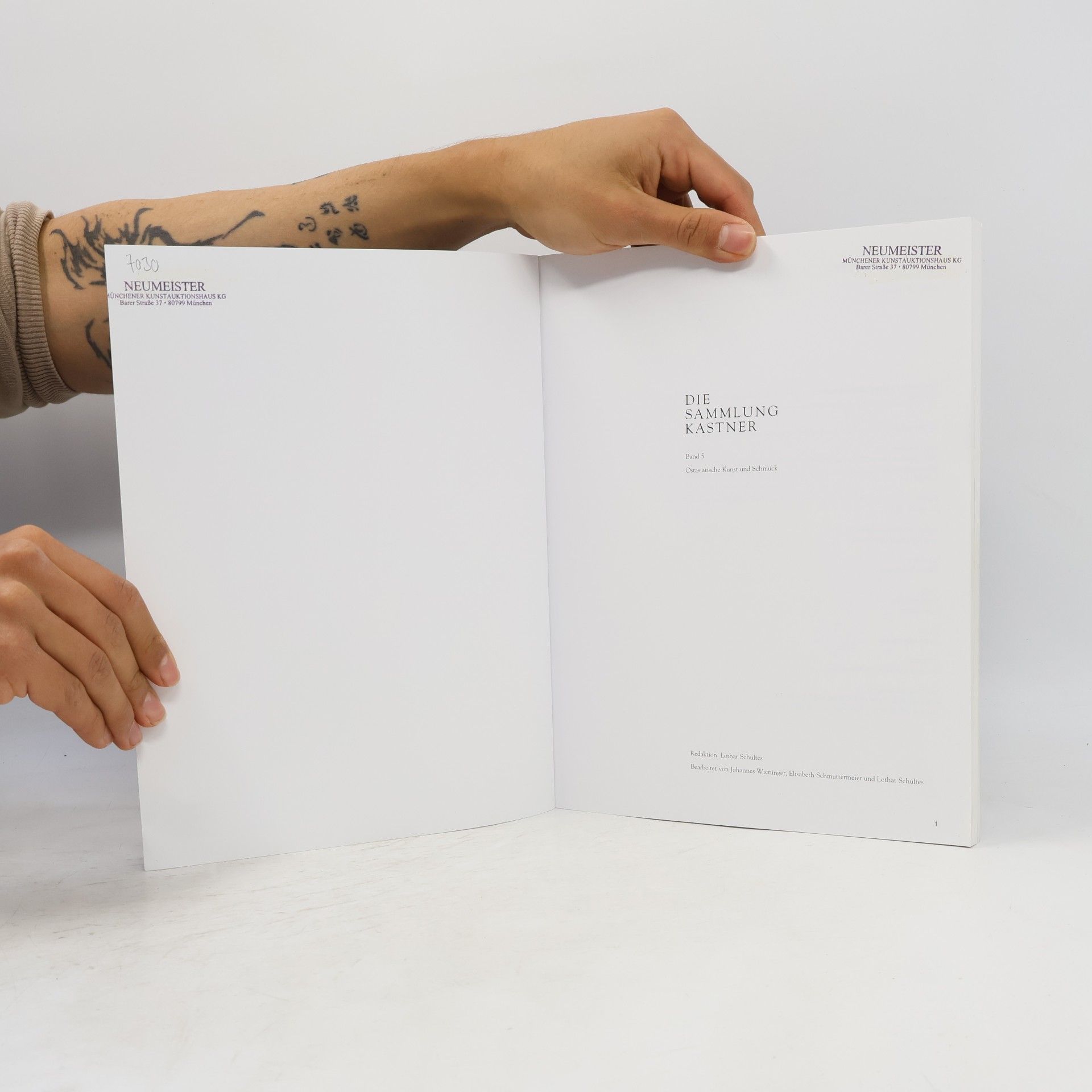 Johannes Wieninger Die Sammlung Kastner - 5: Ostasiatische Kunst und Schmuck