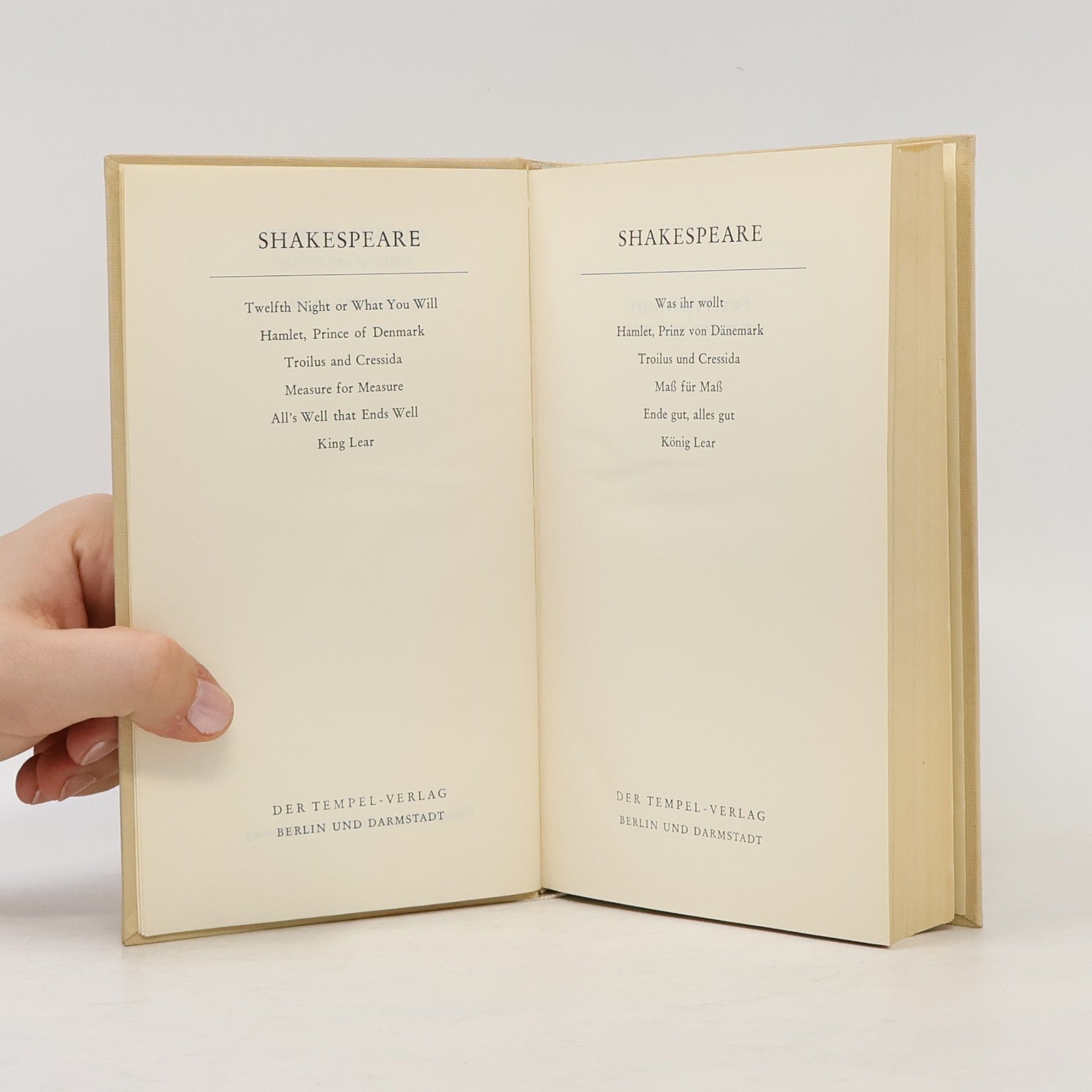 Shakespeare Sämtliche Werke