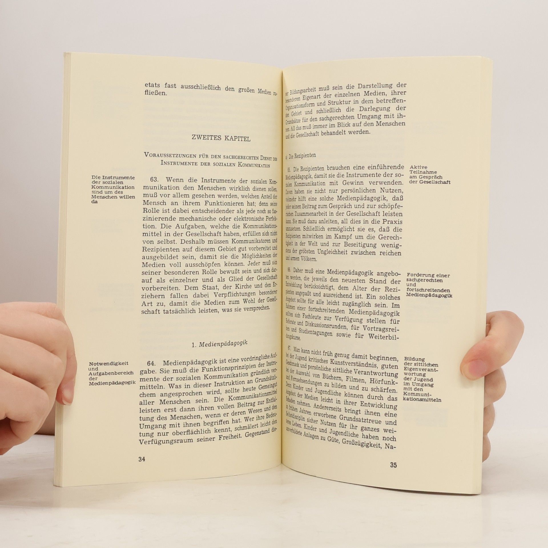 Communio et Progressio. Pastoralinstruktion über die Instrumente der sozialen Kommunikation