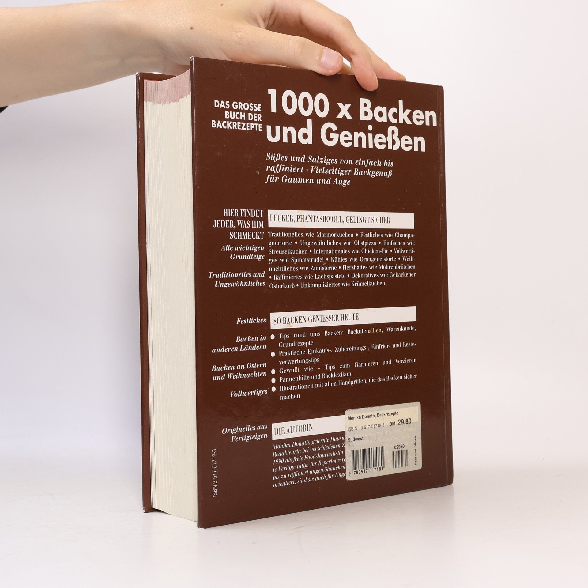 Monika Donath Das grosse Buch der Backrezepte