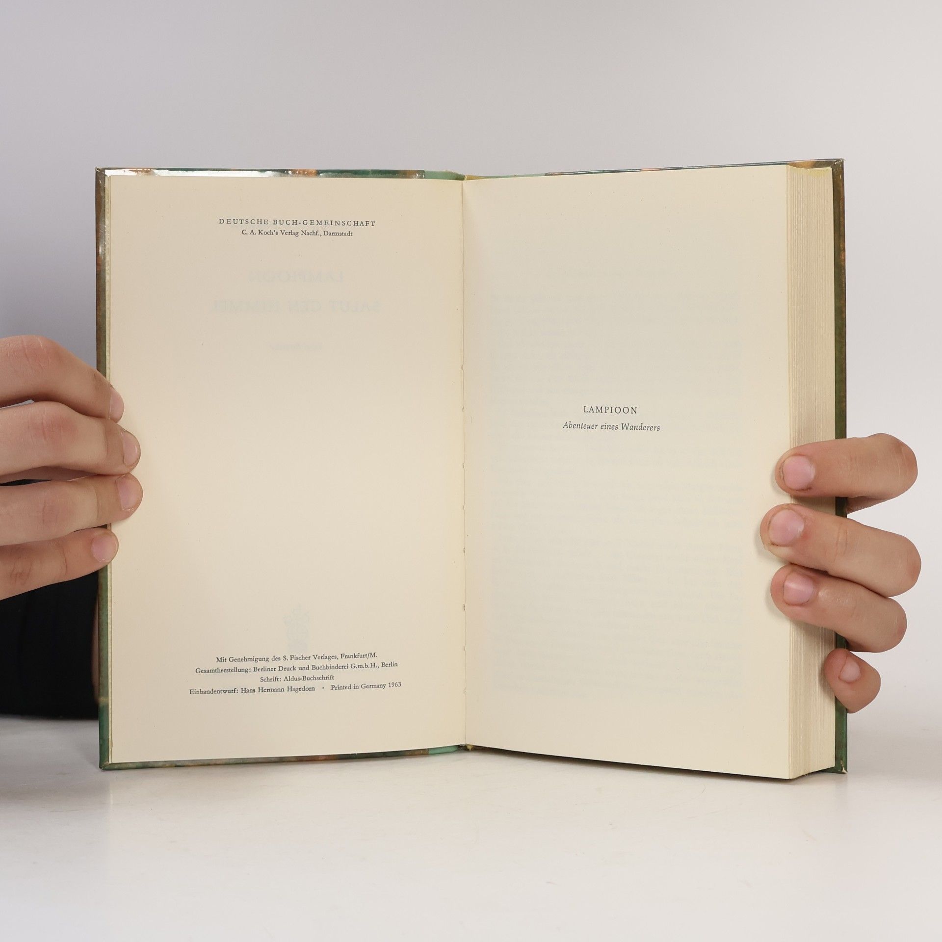 Manfred Hausmann Lampioon / Salut gen Himmel