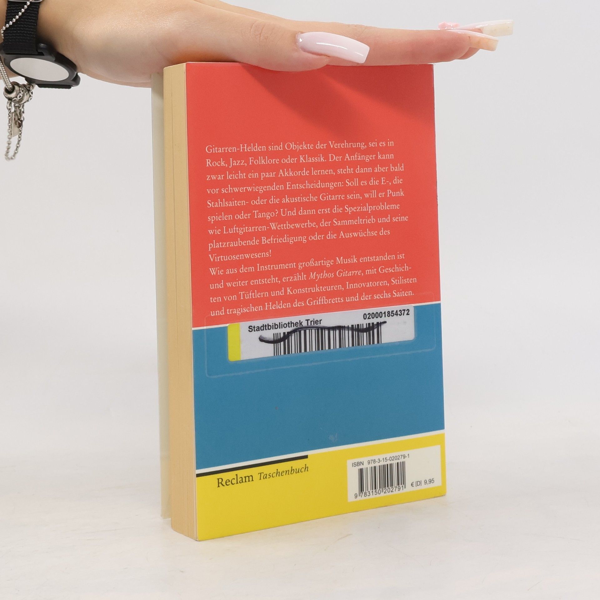 Hannes Fricke Reclam Taschenbuch: Mythos Gitarre