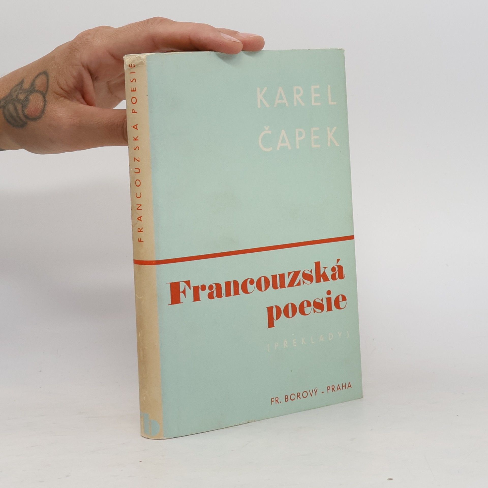 Karel Čapek Francouzská poesie