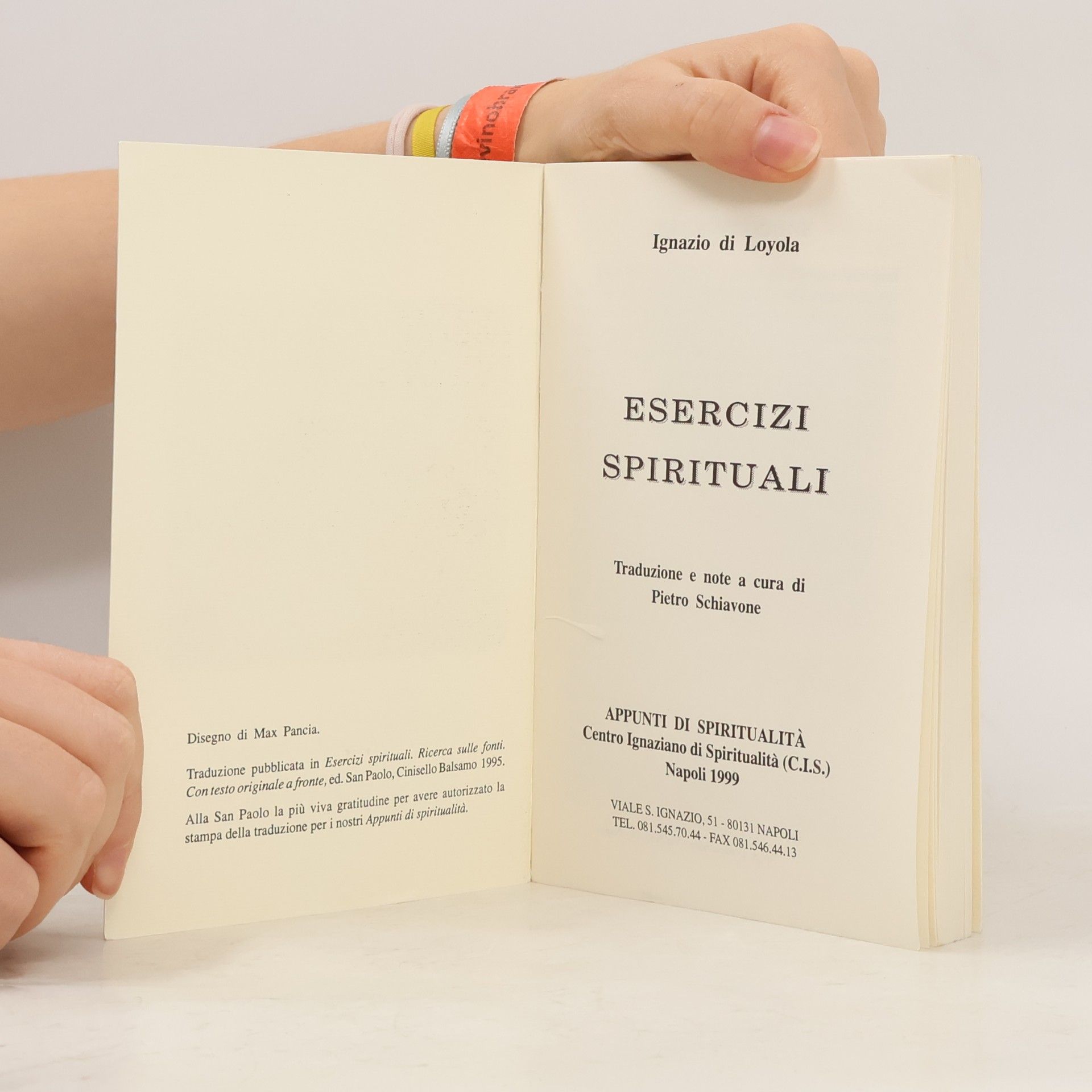 Ignazio di Loyola ESERCIZI SPIRITUALI
